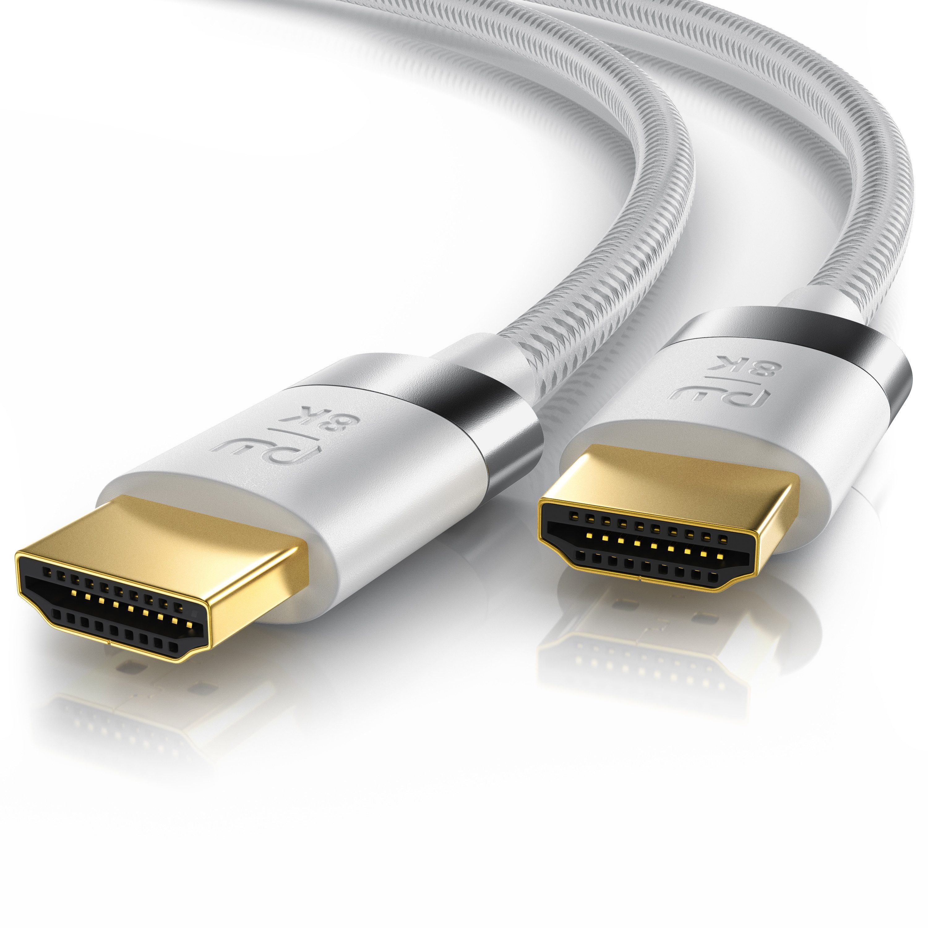 Primewire 16k HDMI Kabel 2.1+, 16k@30Hz 8k@60Hz 4k@120Hz, UHD II, HDMI-Kabel, 2.1, HDMI Typ A (25 cm), Ultra High Speed Ethernet 48Gbps, HDR 10+ eARC 3D VRR, 0,25m