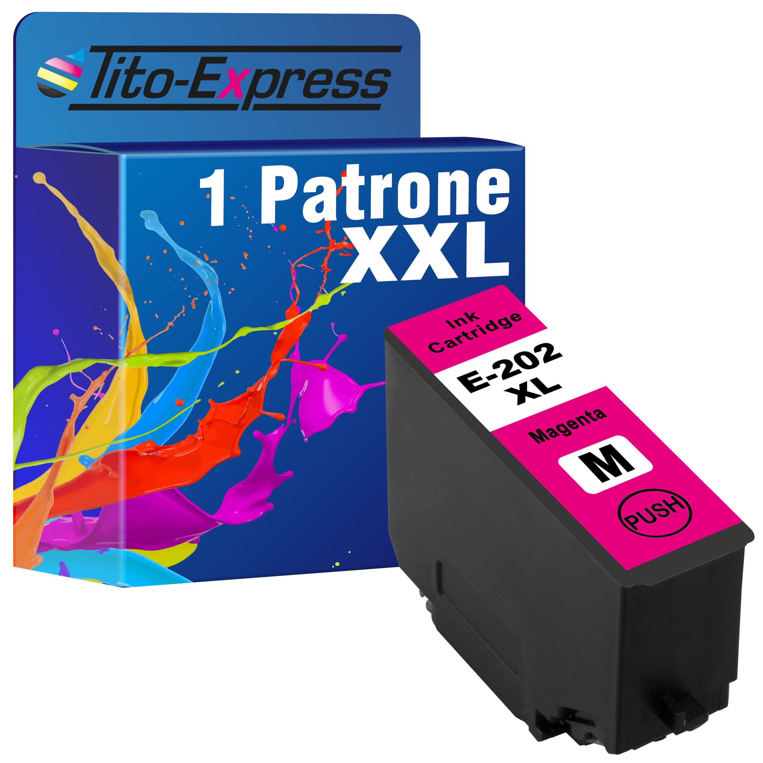Tito-Express ersetzt Epson 202 XL 202XL Magenta Tintenpatrone (für Expression Premium XP-6100 XP-6000 XP-6105 XP-6001 XP-6005)