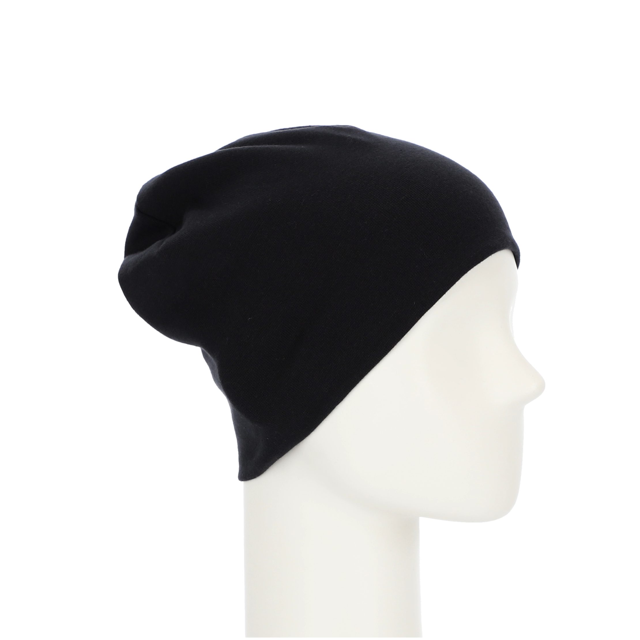 halsüberkopf Accessoires Jerseymütze Uni-Mütze aus Bio-Baumwolle schwarz