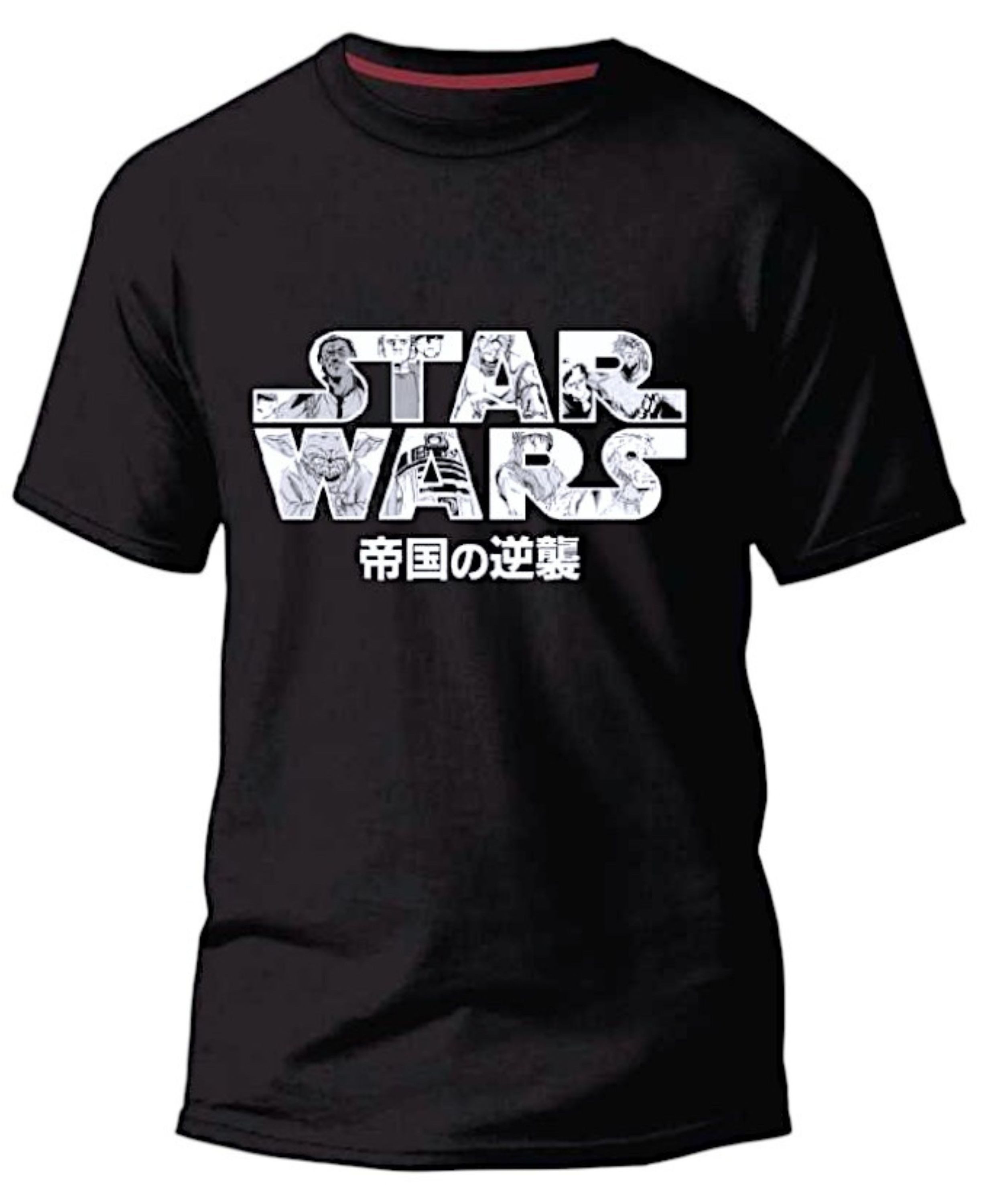 Star Wars T-Shirt mit Logo im Comic-Stil Kurzarmshirt Gr. XS - XL