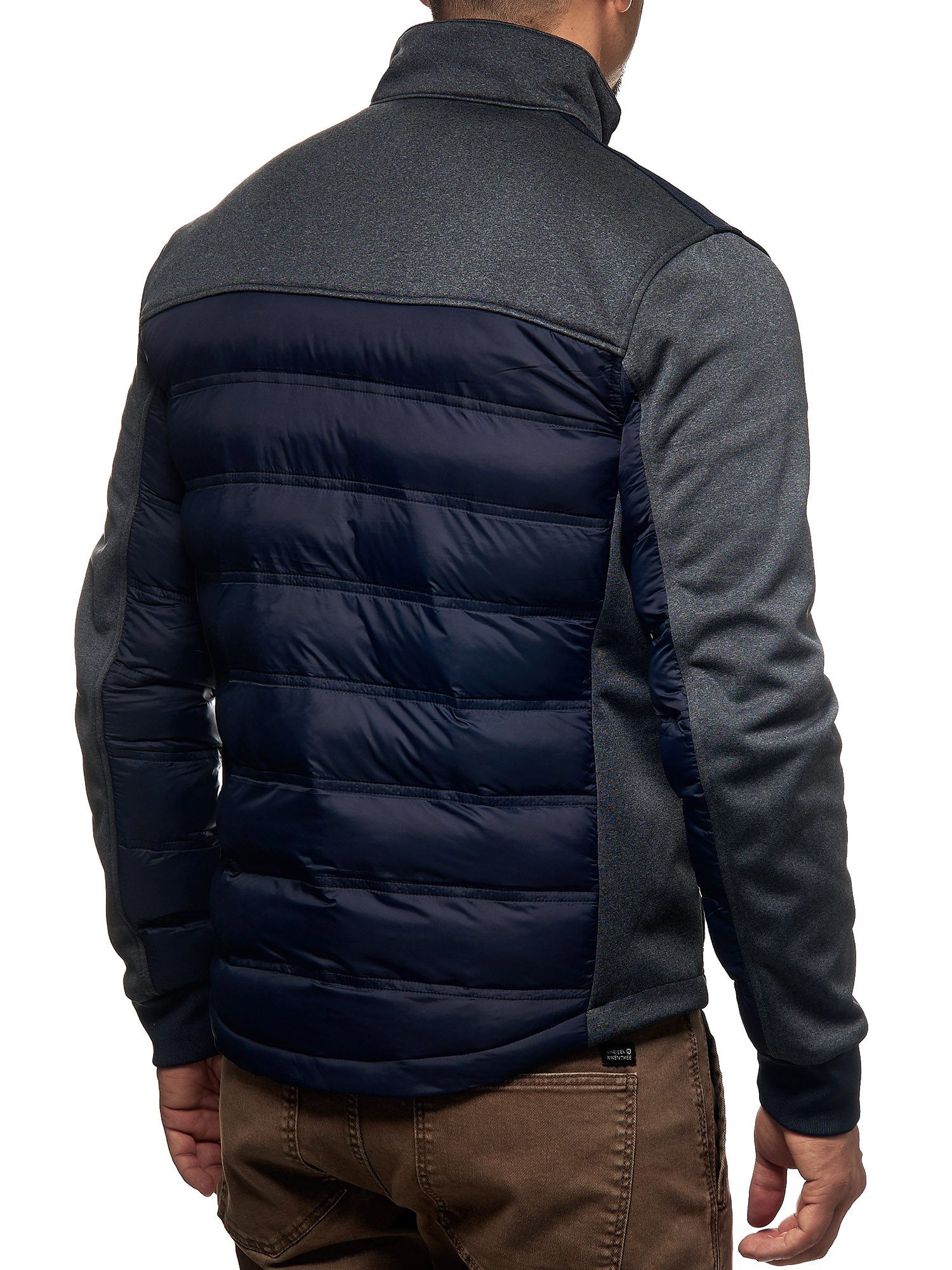 Indicode Steppjacke Herren Alterio Herrenjacke Daunen-Optik