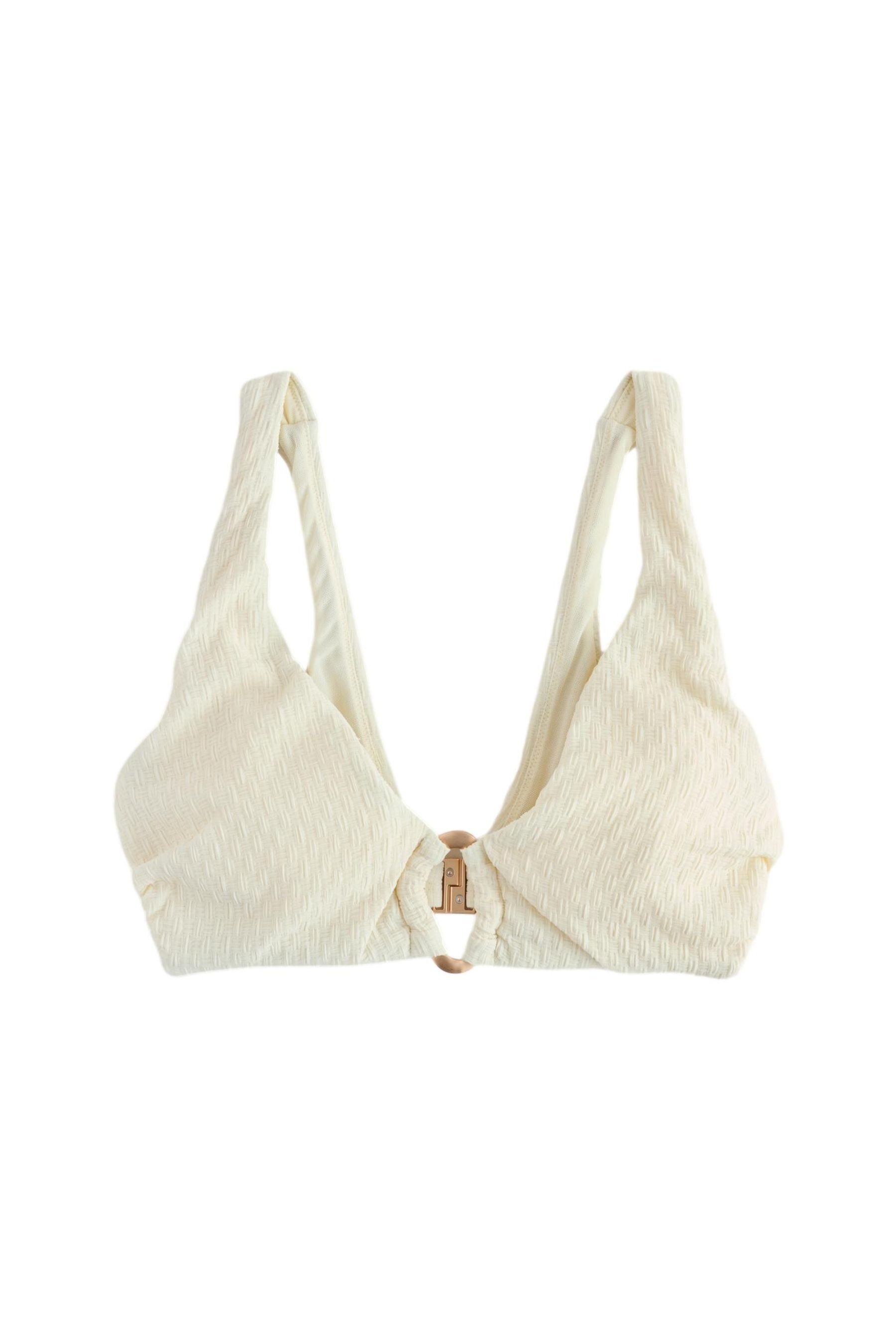 Next Crop-Bikini-Top Kurzes Bikinioberteil mit Metalldetails DD+ (1-St)
