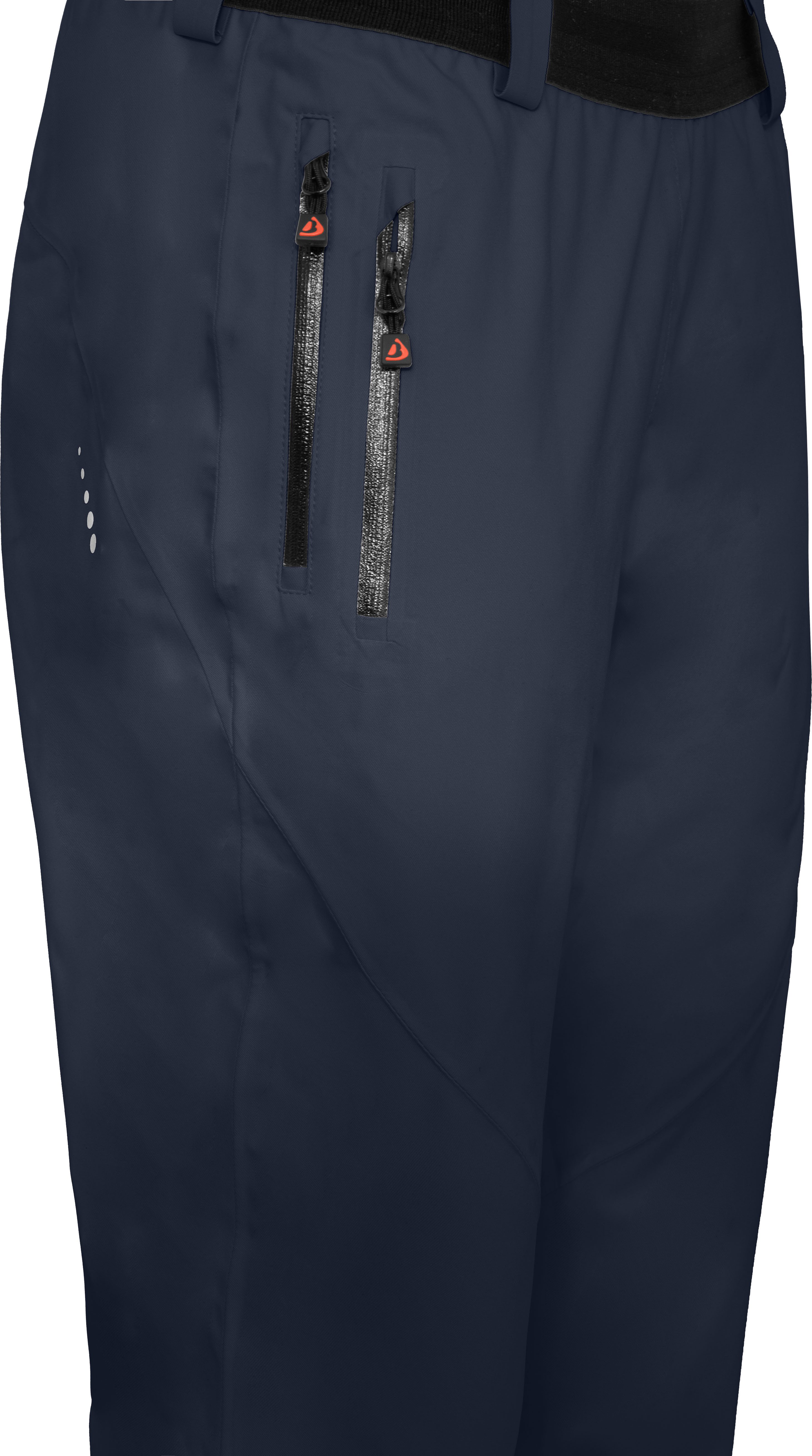 Bergson Regenhose VERDAL Thermo Damen (Über) Regenhose, recycelt, leicht wattiert, 20000 mm Wassersä