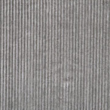 Stofferia Stoff Polsterstoff Samt Cord Helix Grau, Breite 137 cm, Meterware