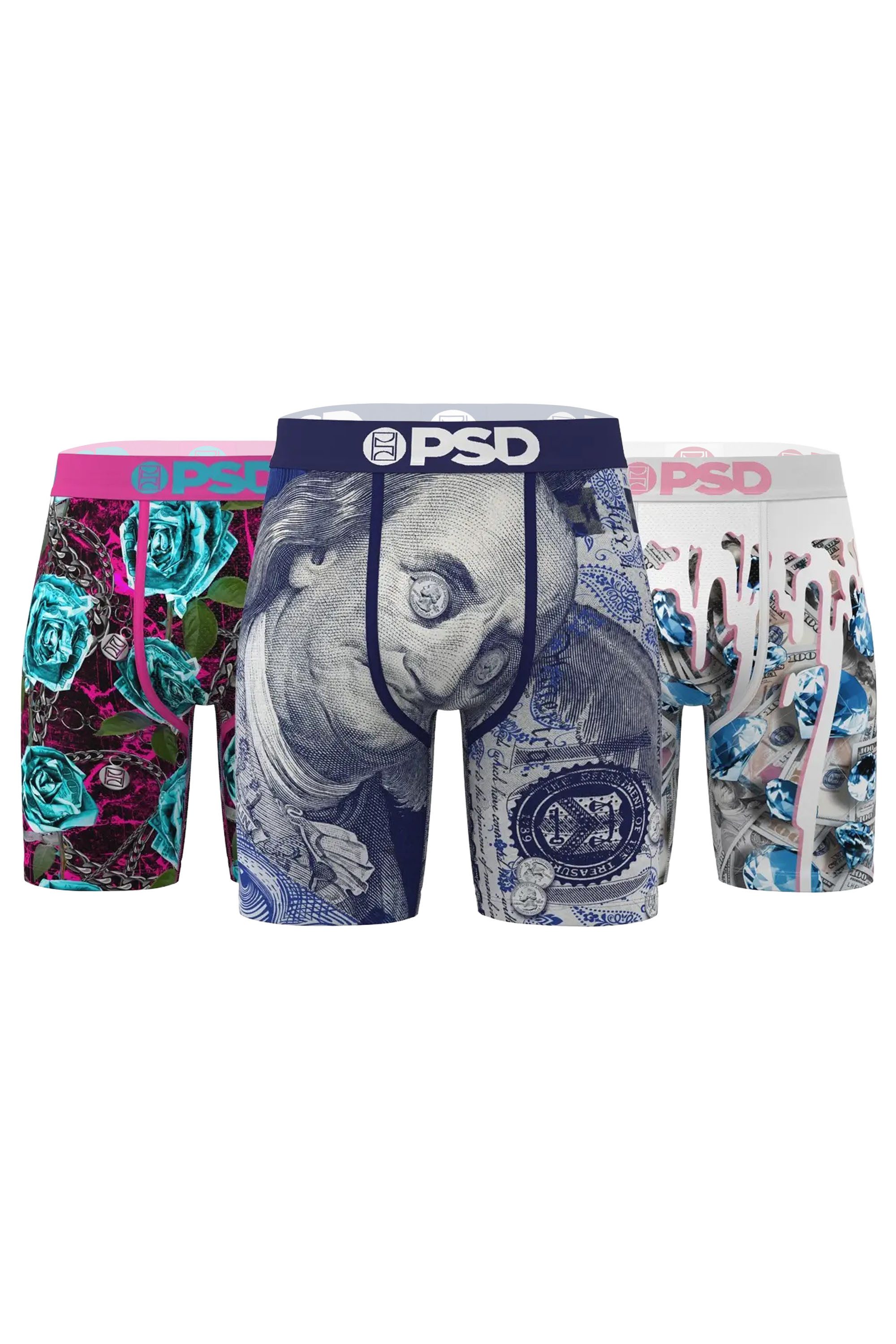 Boxershorts 3 PACK HIGH ROLL Herren
