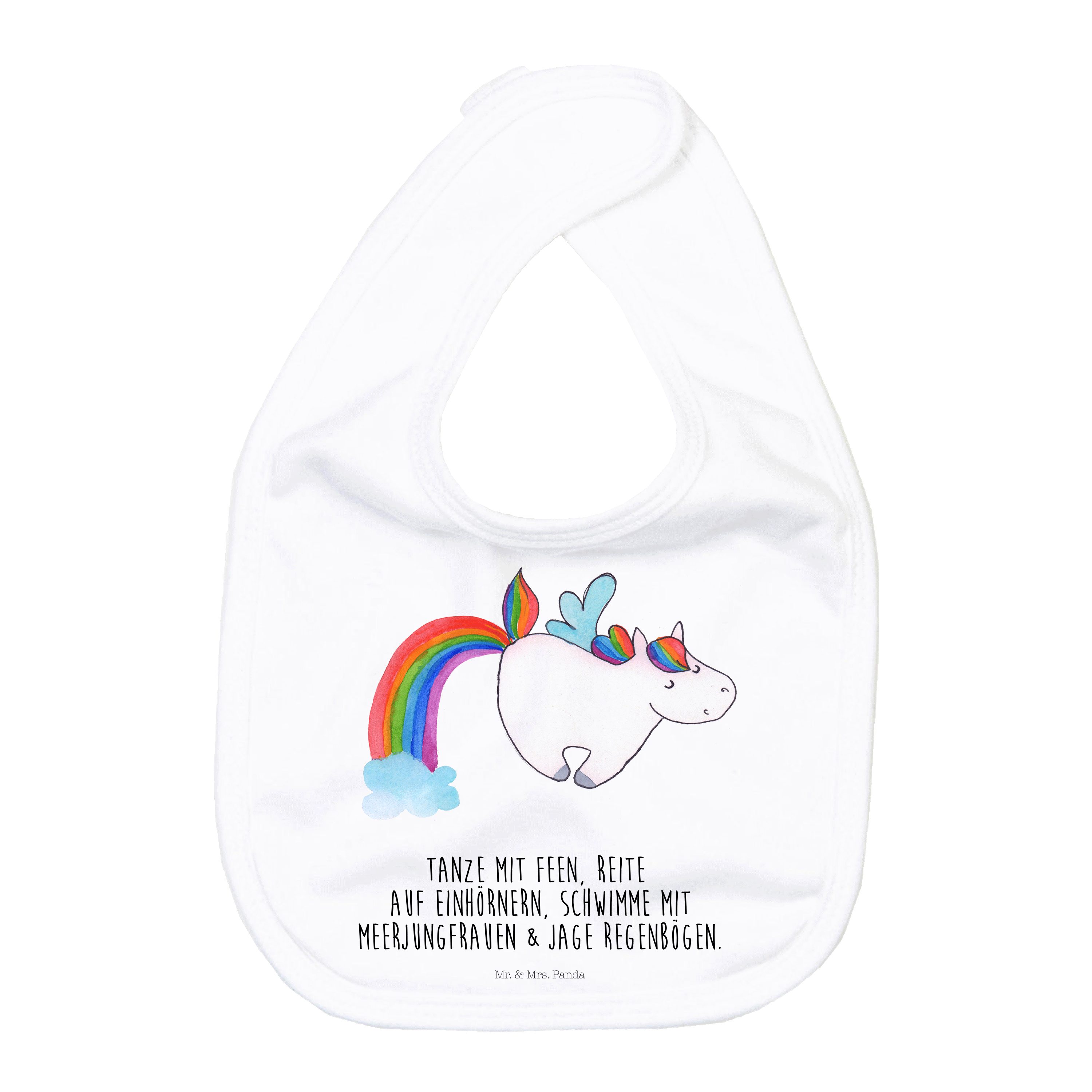 Tragetuch Einhorn Fliegendes Pferd - Weiß - Geschenk, Glitzer, Babygeschenk, Ba