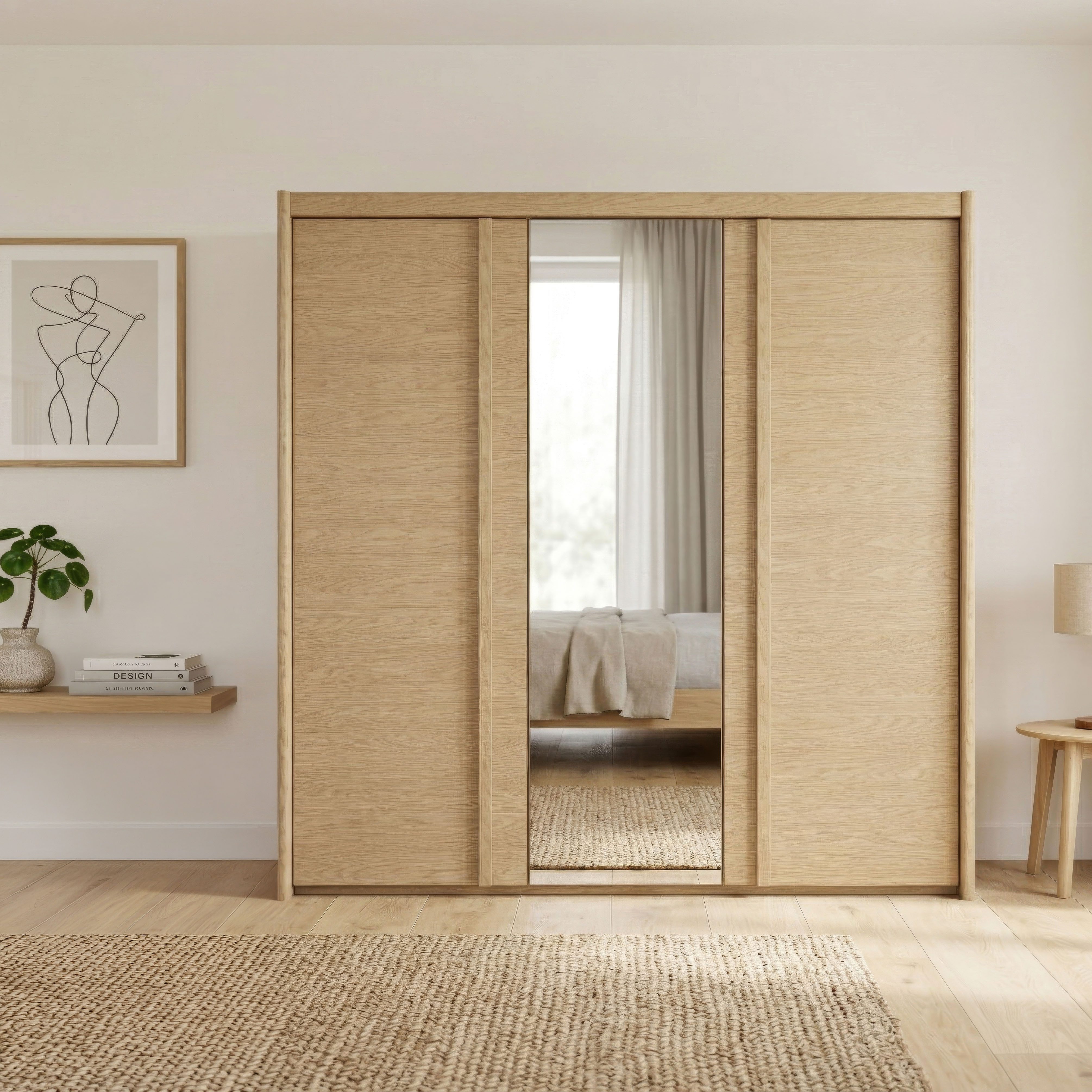 Gami Kleiderschrank IZADI Sehr praktisch mit Kleiderstange und Wäschefächern