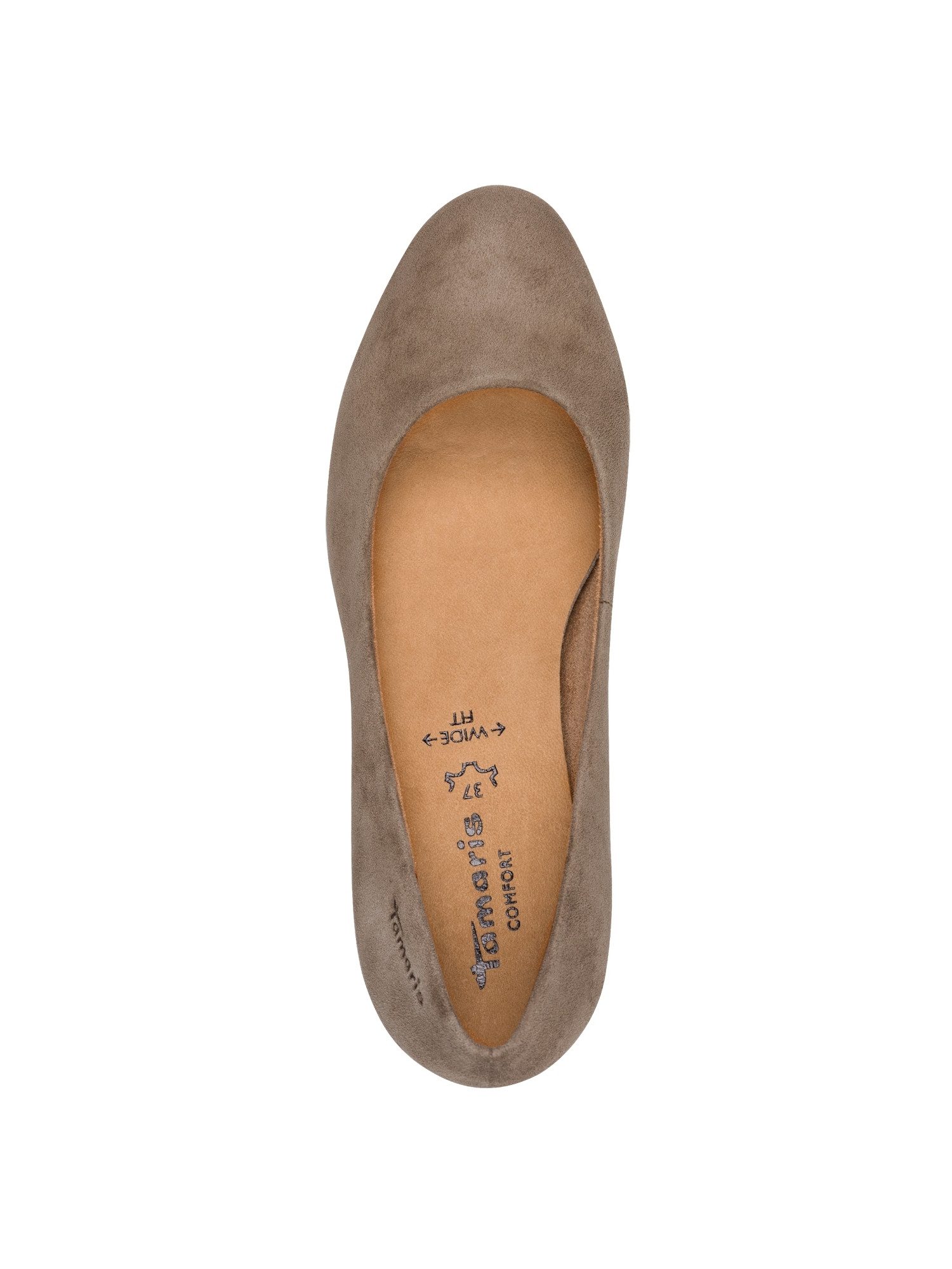 Tamaris WIDE FIT comfortFit aus Leder Blockabsatz Pumps comfortFit