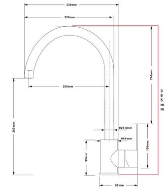 manestein Granitspüle Athena Granit Küchenspüle mit Schwarz Armatur und Siphon 76x44cm, Rechteck, 76/15 cm, (inklusive ablaufgarnitur und Armatur), mit Abtropffläche