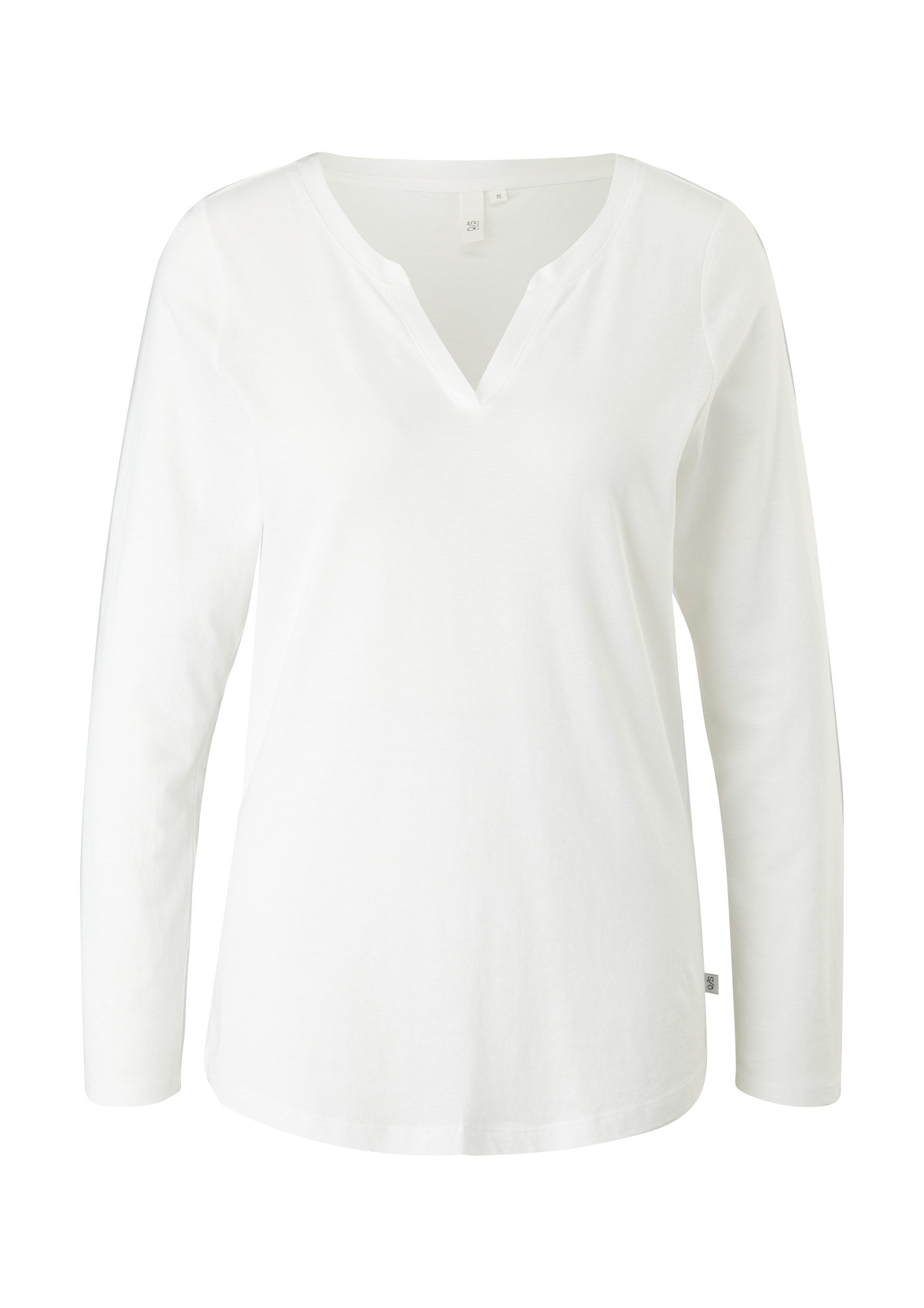 QS Langarmshirt T-Shirt Langarmshirt im cleanen günstig online kaufen
