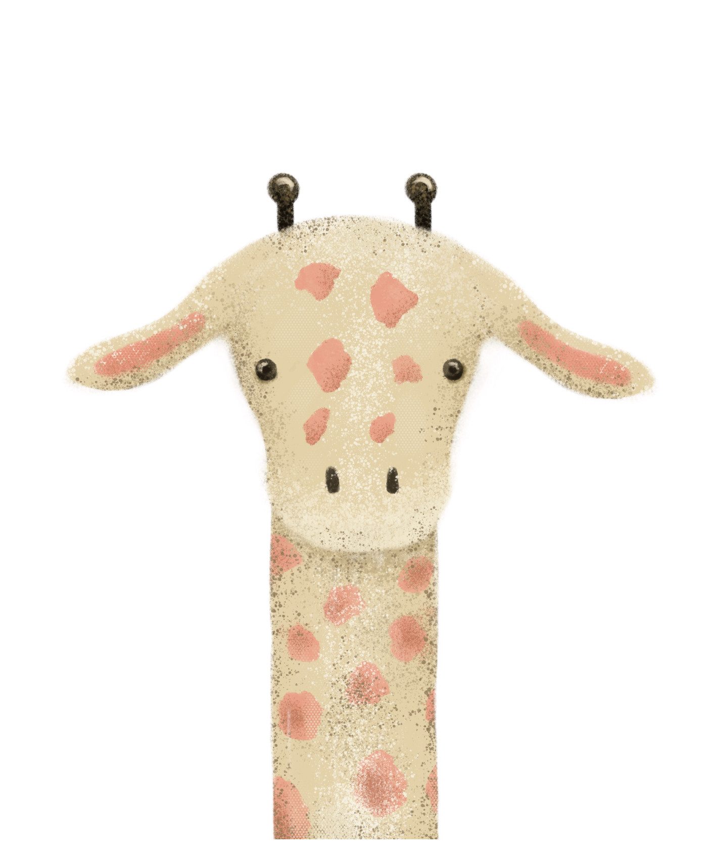 Lüttenhütt Bild mit Rahmen oder Poster, Giraffenkopf, Fantasy, Giraffe, Giraffen Bilder, Tiere (1 St), HD Premium Druck