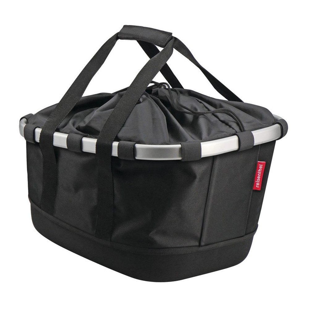 KlickFix Fahrradkorb City-Tasche Bikebasket GT black, 33x27x42cm, mit UniKlip