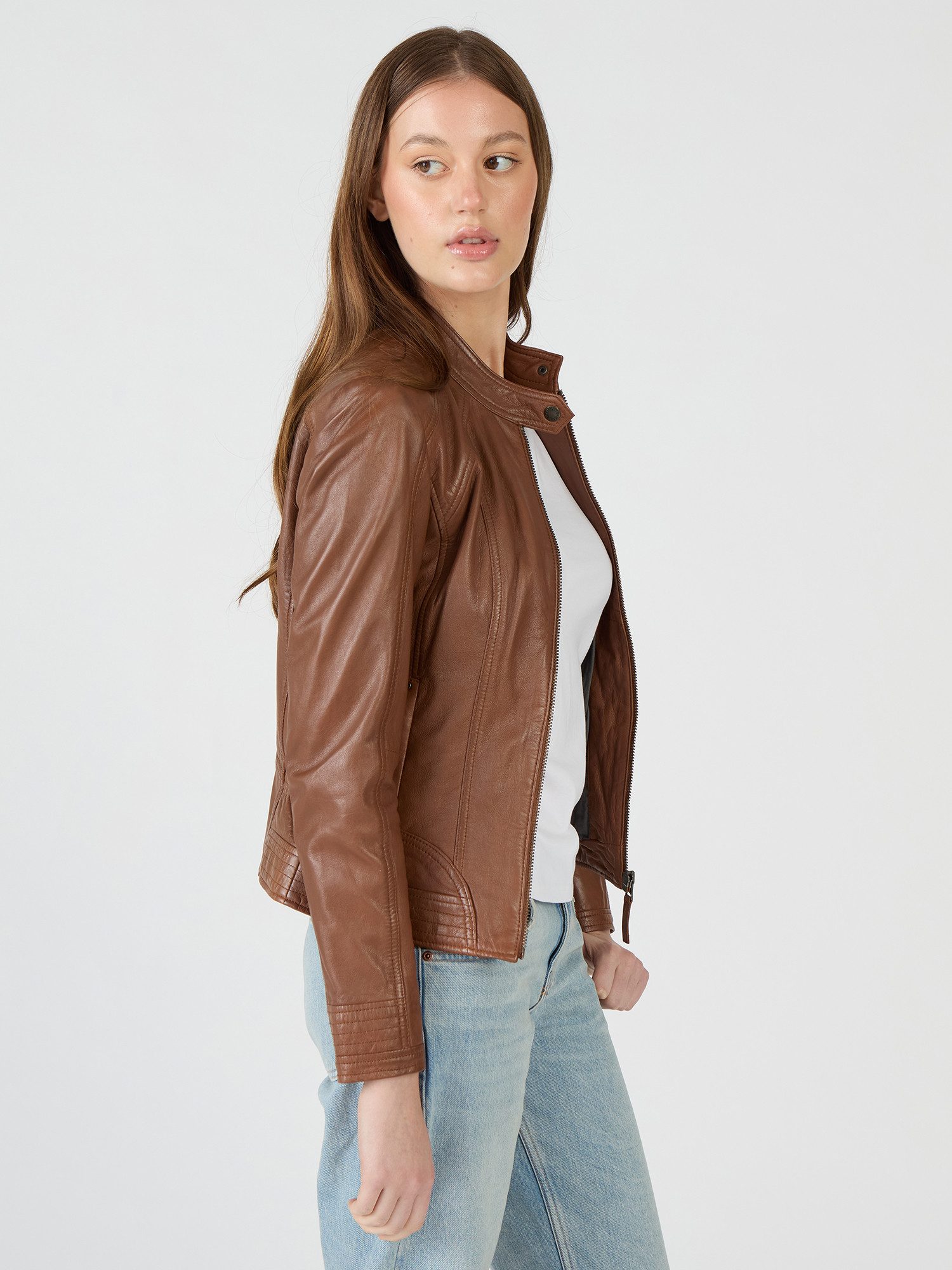 MUSTANG Lederjacke Blanca