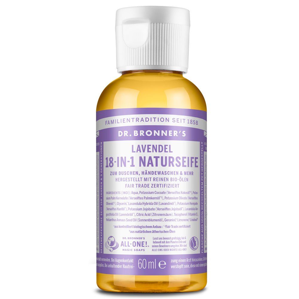 Dr. Bronners 60 Naturseife Handseife Lavendel, -IN- ml