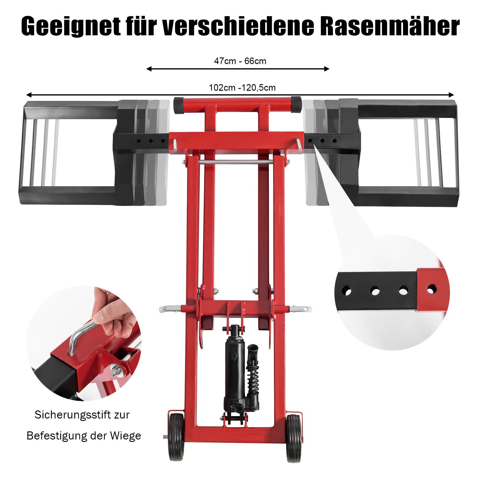 KOMFOTTEU Rasentraktor, mit verstellbare Höhen, für günstig online kaufen