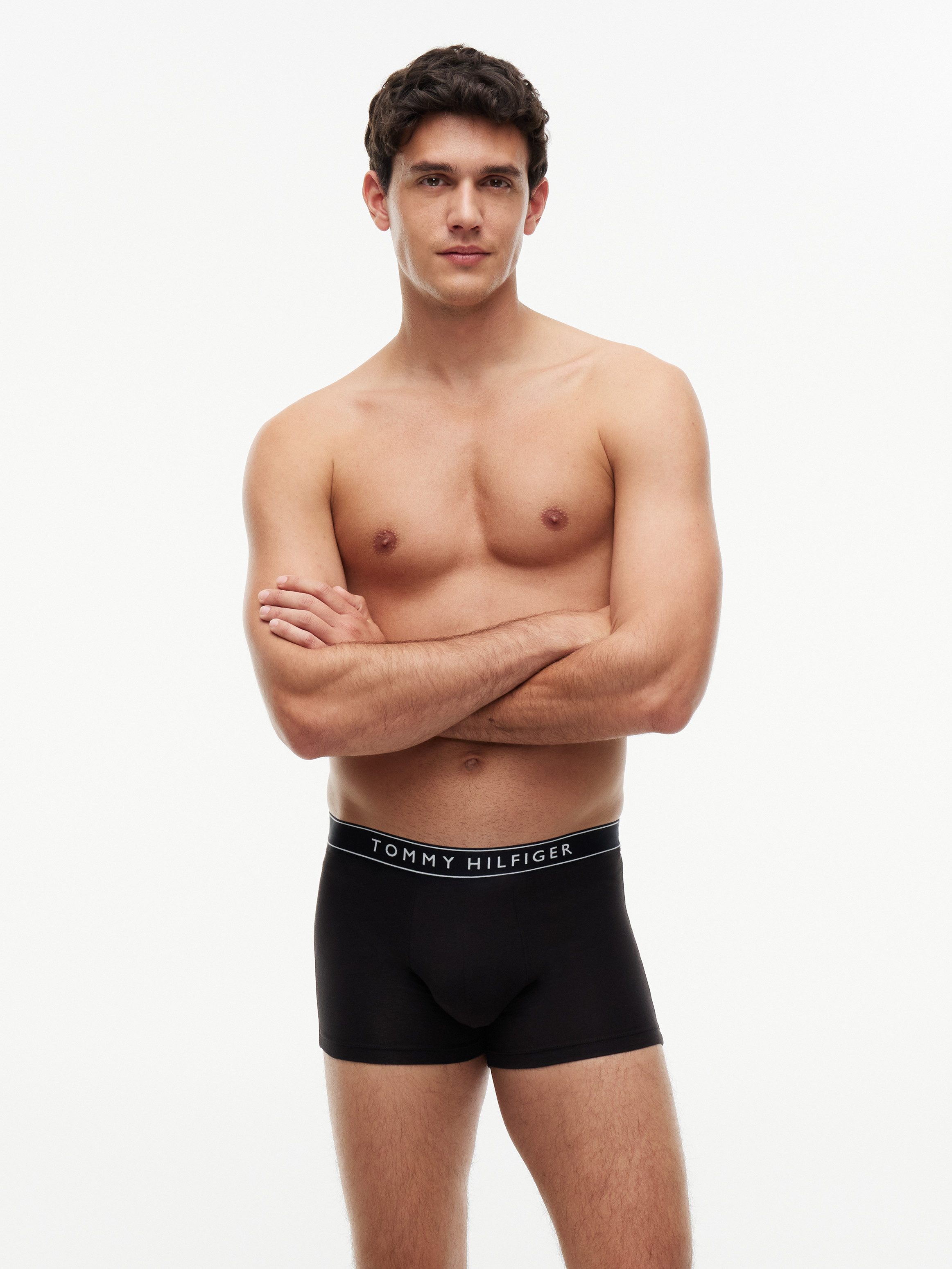 Tommy Hilfiger Underwear Trunk (3-St) Körpernahe Passform mit elastischem Bund – Bild 3 von 5