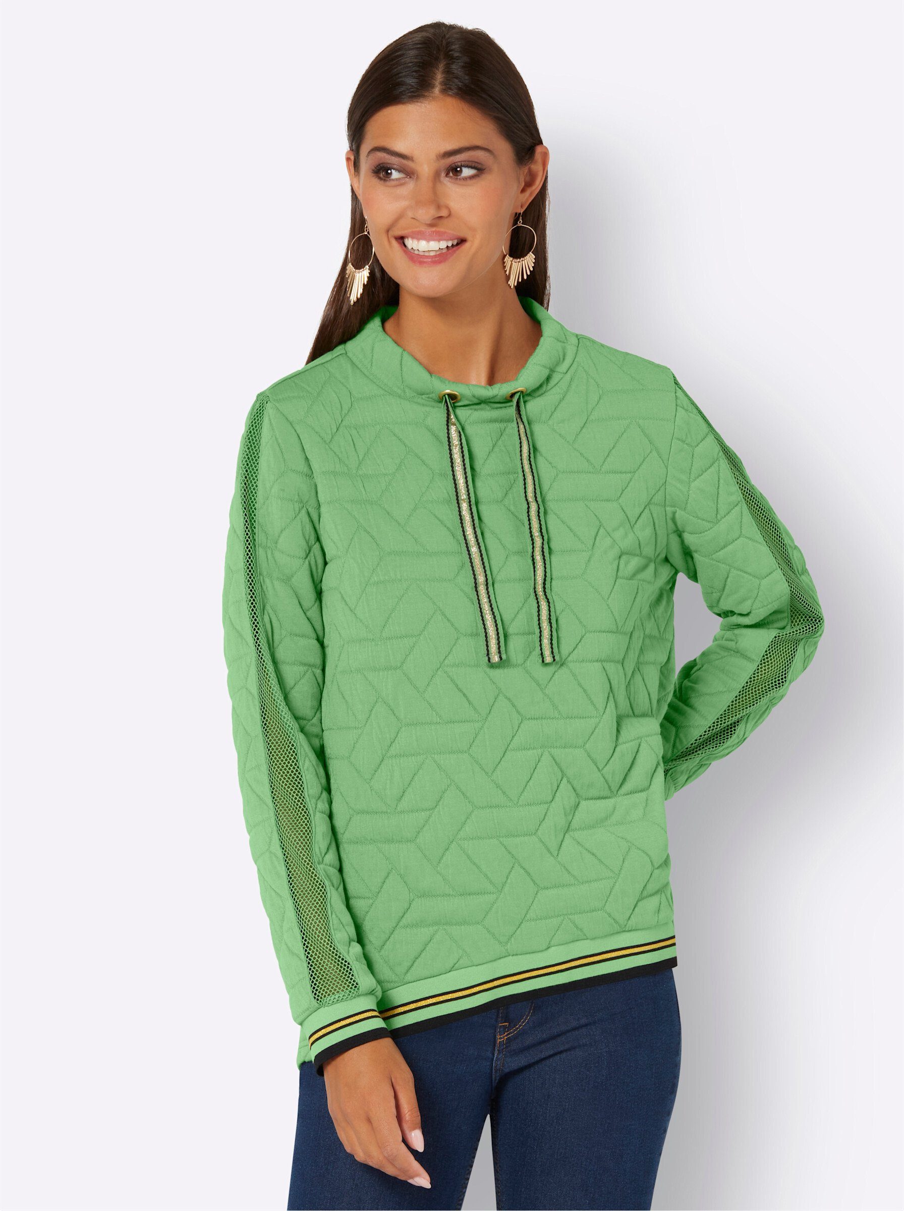 Sweater Stehkragenshirt