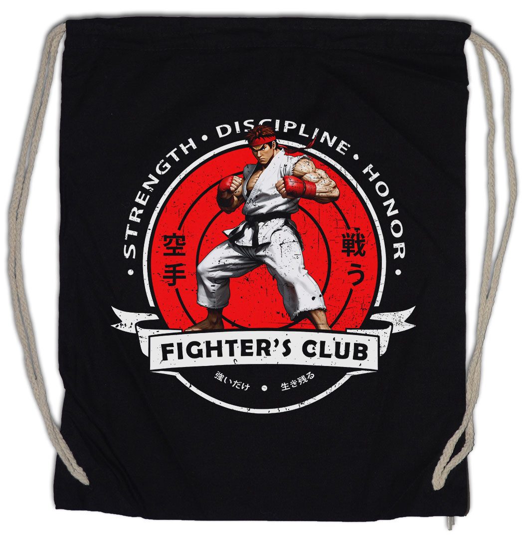 Urban Backwoods Turnbeutel Fighter's Club Ryu II Turnbeutel Fighter SF Karate Hadouken Street Ken (1-tlg), Kung Fu Martial Arts