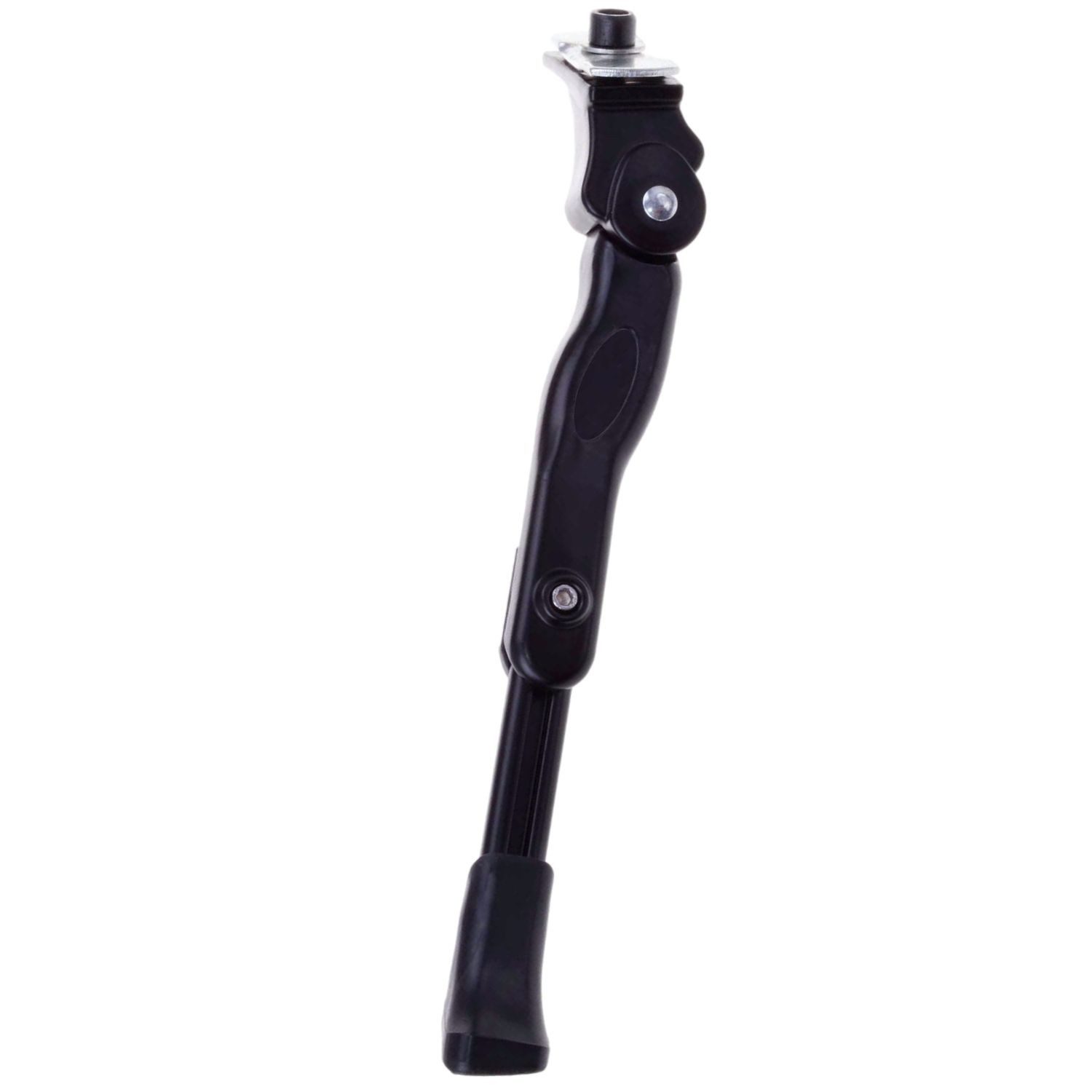 Diedrich Filmer GmbH Fahrrad-Seitenständer Fahrrad Seitenständer Ständer höhenverstellbar, (Set, 1x Ständer mit Montagematerial), Seiten-Ständer Bike verstellbar 24" 26" 28" 29" Zoll Stabil Alugelenk