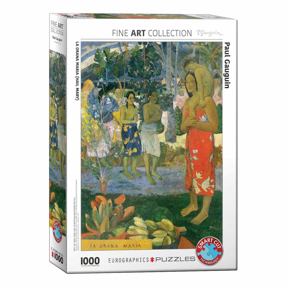 EUROGRAPHICS Puzzleteile Puzzle von Gauguin, Orana 1000 Maria La