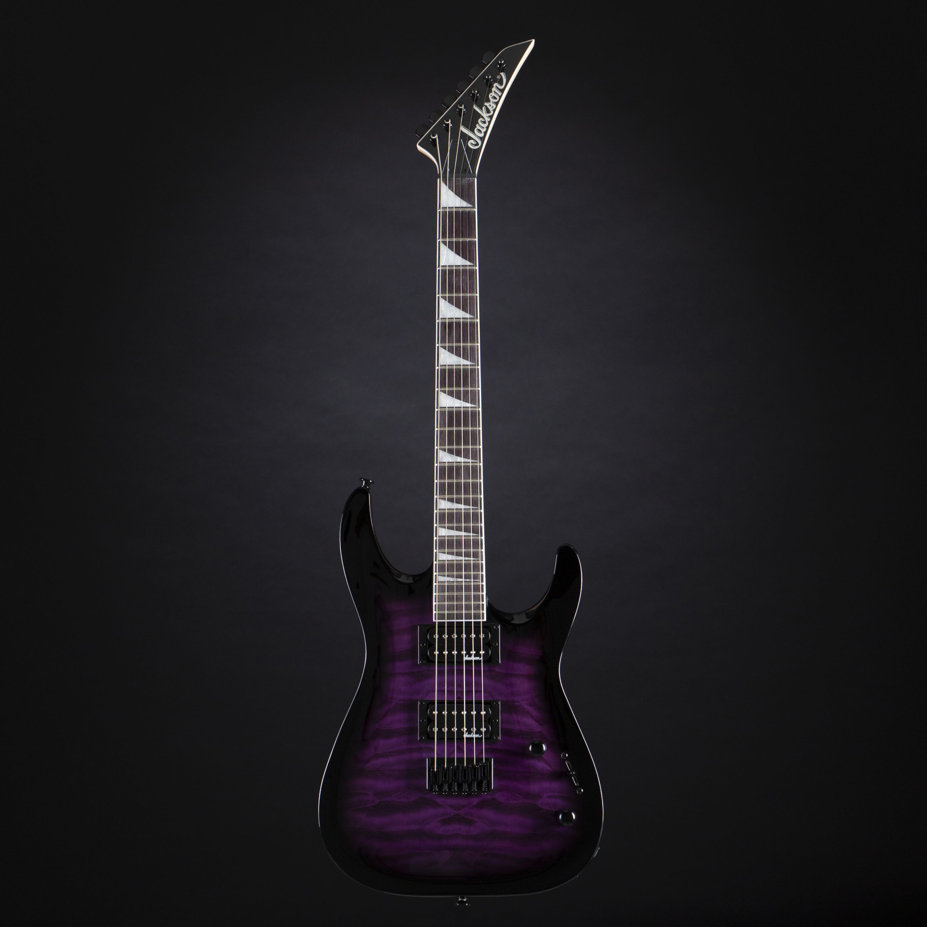 Jackson E-Gitarre, E-Gitarren, Andere Modelle, JS Series Dinky Arch Top JS32Q DKA HT AM Transparent Purple Burst -