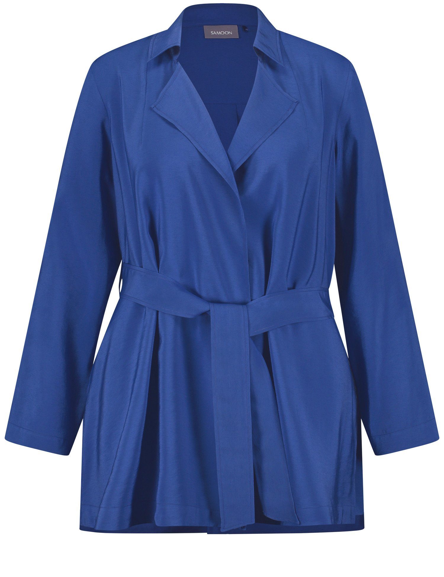 Jackenblazer Feiner Blusenblazer mit Bindegürtel
