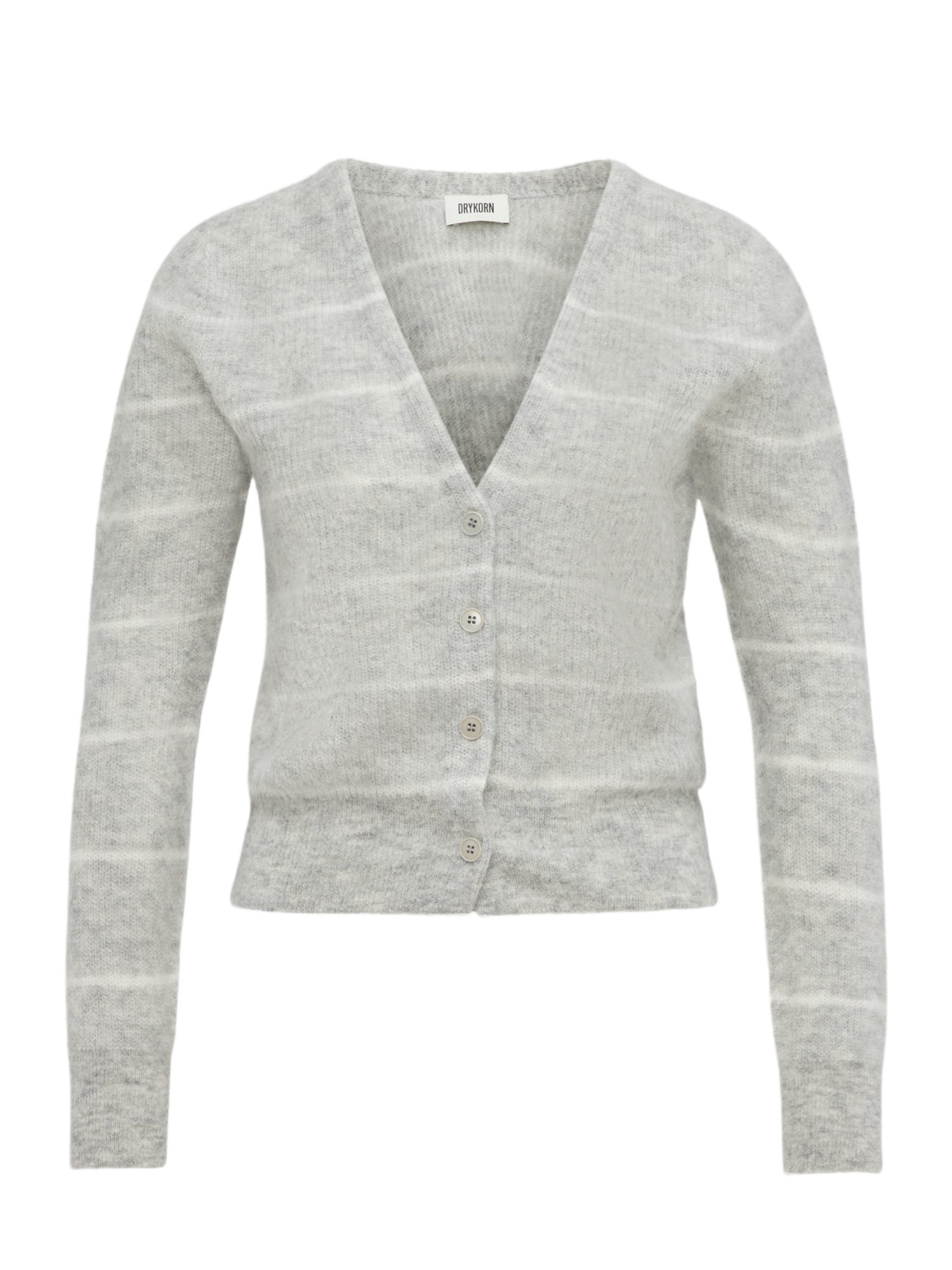 Drykorn Strickpullover bunt,Casual,Alpaka,Meliert,Rundhals,Lang,Regular Fit