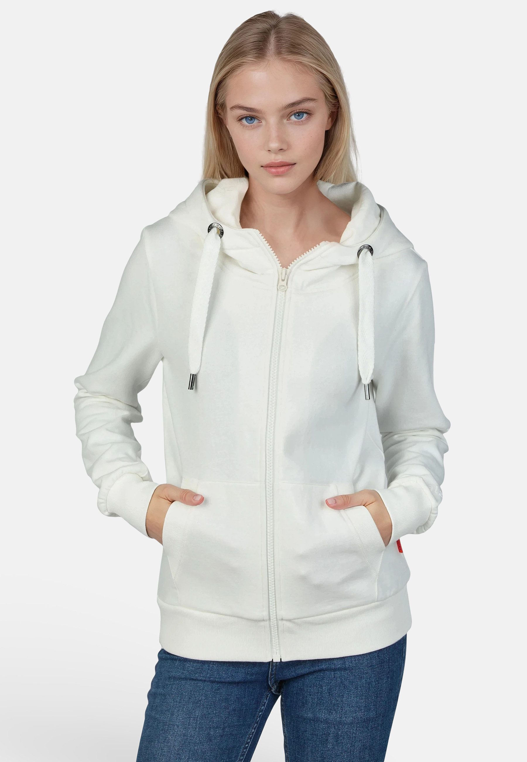 salzhaut Sweatjacke SÖÖTE Damen Tailliert weiche, bequeme Sweatjacke, Hoodiejacke, Indoorjacke zum Verlieben!