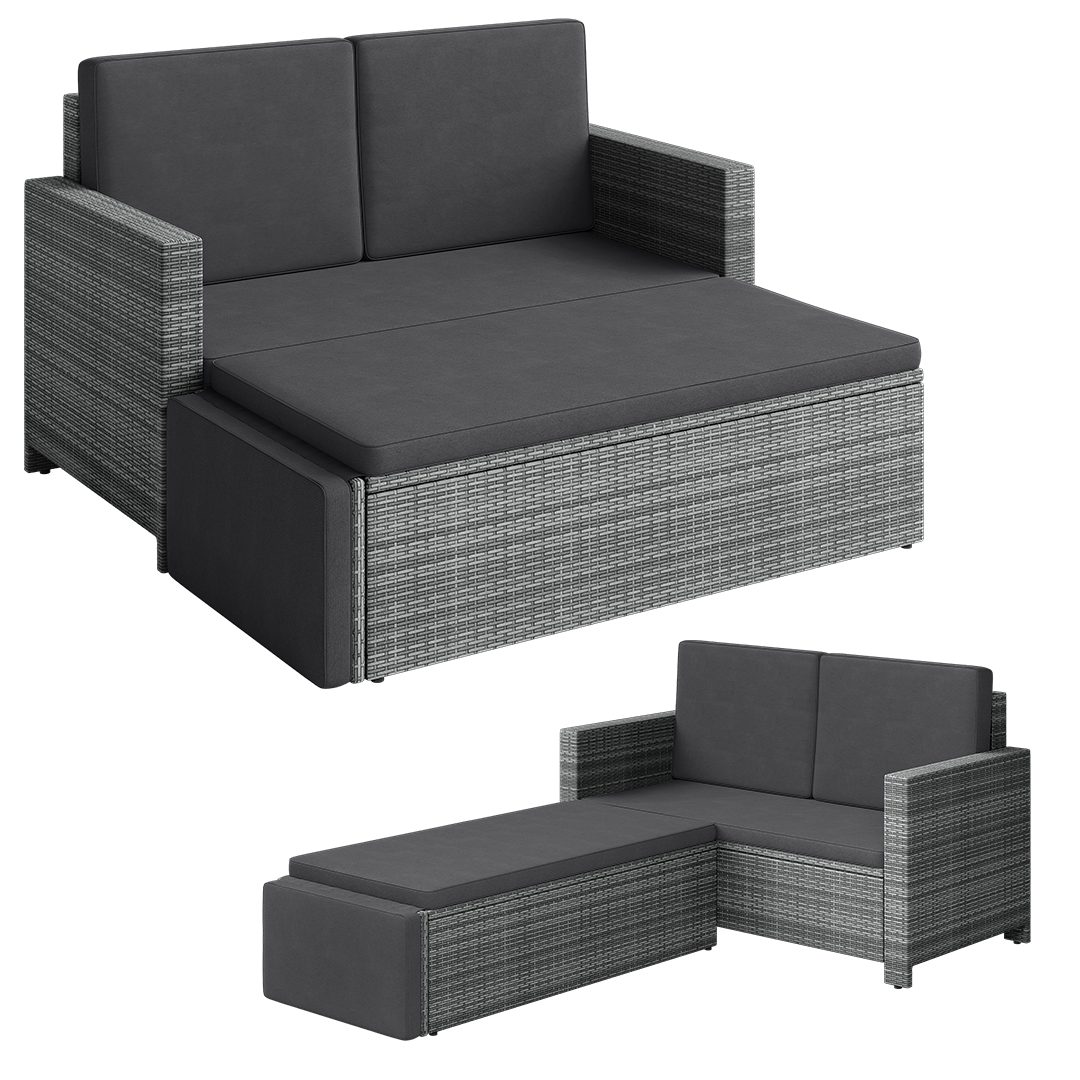 STEELSØN Gartenlounge-Set Elnath, (Gartensofa für 2 günstig online kaufen