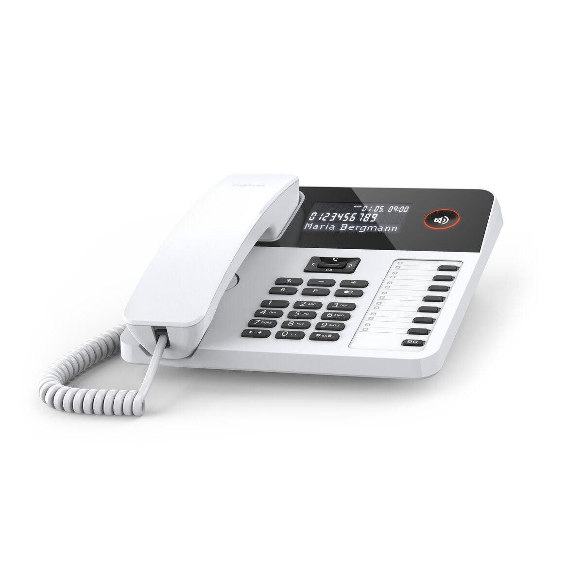 Gigaset Gigaset DESK 600 Weiß Kabelgebundenes Telefon