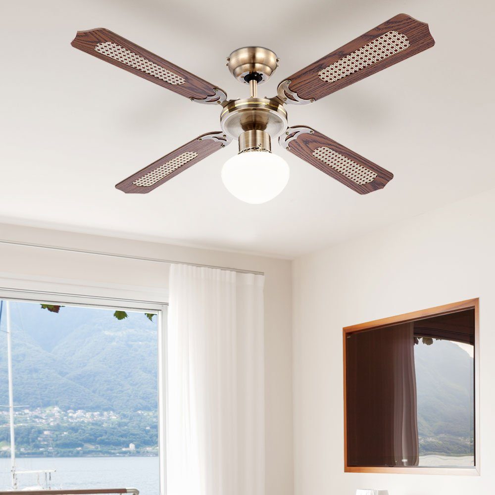 Globo Deckenventilator, Deckenventilator mit Beleuchtung Winter Sommer