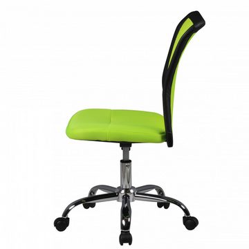 Amstyle Schreibtischstuhl SPM1.314 (Kinderschreibtischstuhl Grün für Kinder ab 6), Jugendstuhl mit Lehne & Weichbodenrollen bis 60 kg