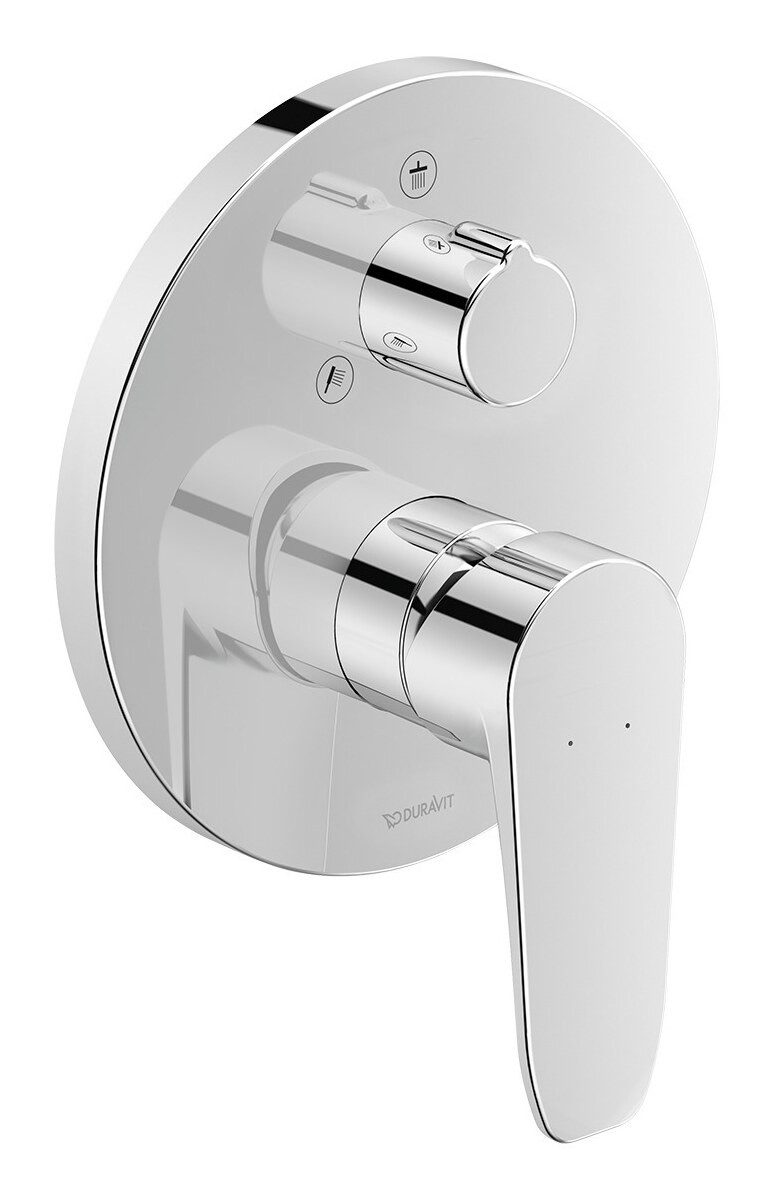 Duravit Duscharmatur B.1 Serie Einhebel-Brausemischer Unterputz - Chrom Hochglanz