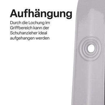 Bestlivings Schuhlöffel (3er Set, 16,5cm, 58cm, 79cm), Metall Schuhlöffel - Hochwertige Schuhanziehhilfe - Schuhanzieher