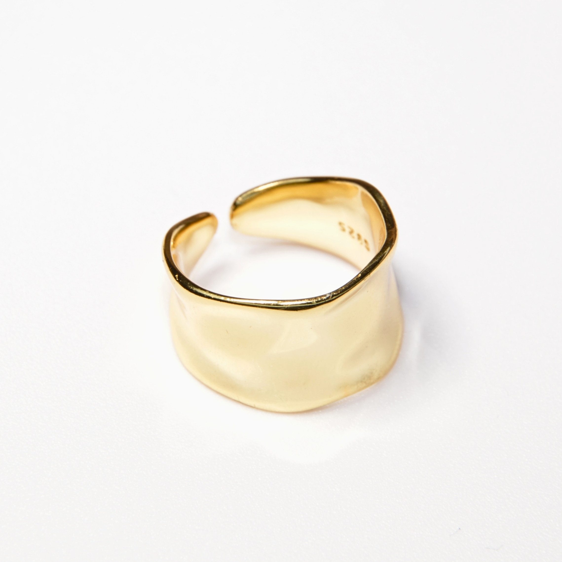 Ars-Argenti Silberring Sexy Statement Damenringe 925 Sterling Silber (inkl. Schmuckbox), Damen Fingerringe 925 Sterling Silber vergoldet