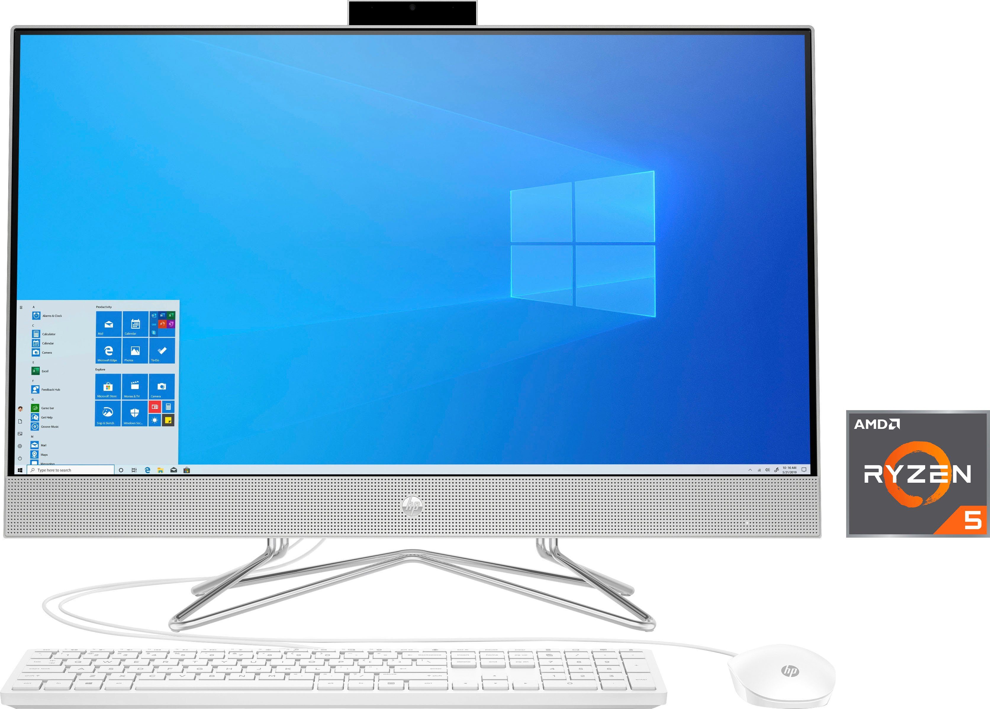 HP Pavilion 27-dp0209ng All-in-One PC (27 Zoll, AMD Ryzen 5 4500U, Radeon  Graphics, 8 GB RAM, 512 GB SSD)