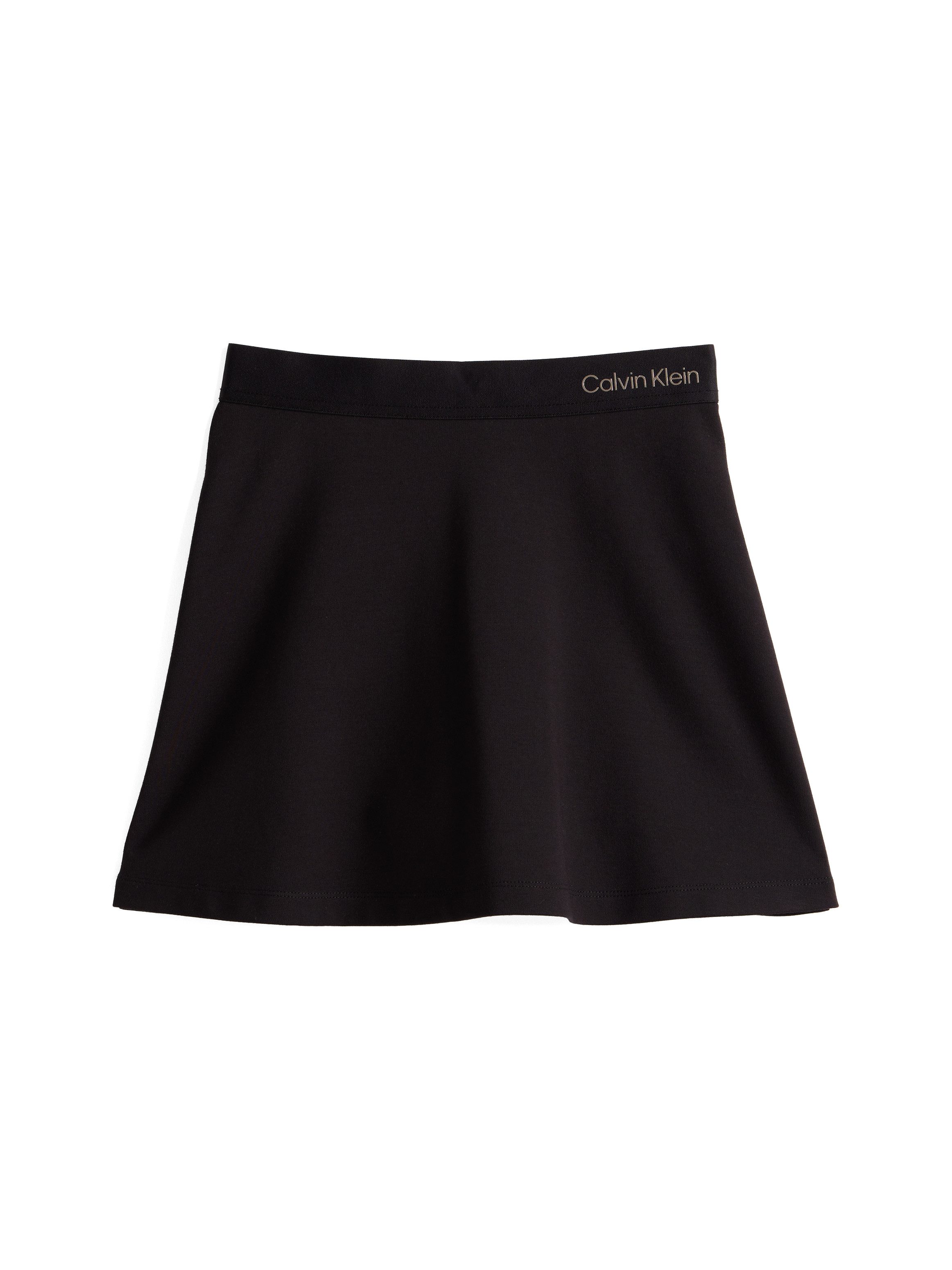 Calvin Klein Jeans Minirock LOGO TAPE FLARE PUNTO SKIRT für Kinder bis 16 Jahre, mit elastischem Bund