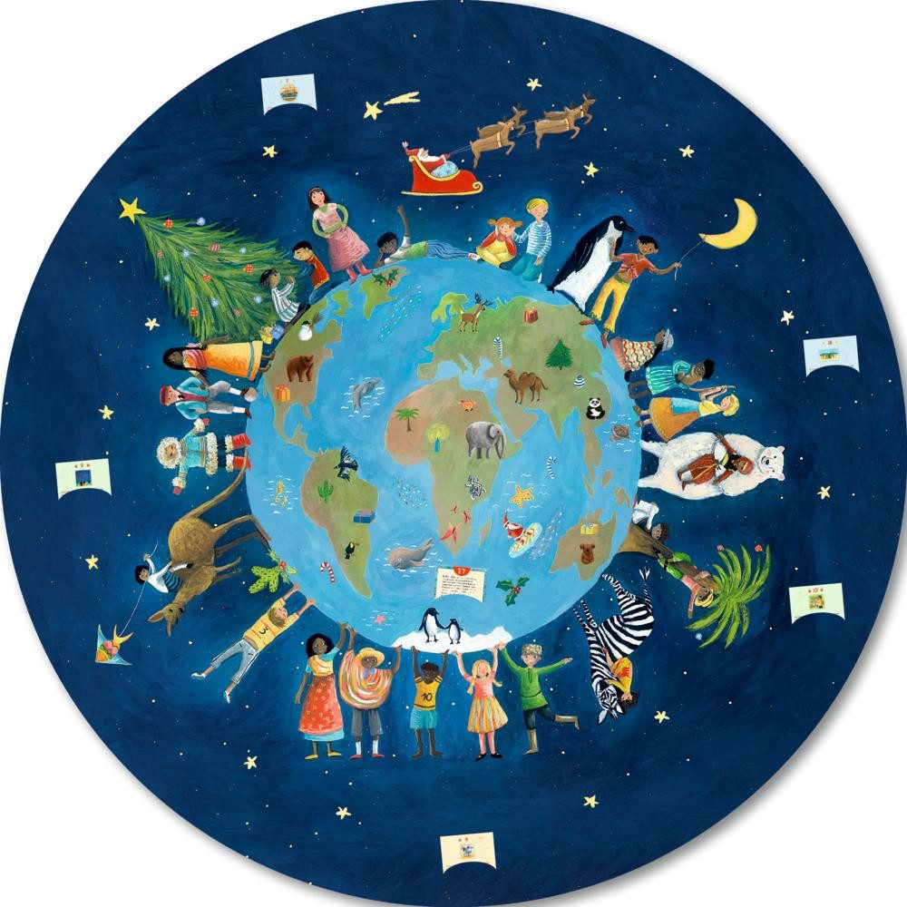 COPPENRATH DIE SPIEGELBURG Adventskalender Weihnachten bei den Kindern der Welt - Zettelkalender.