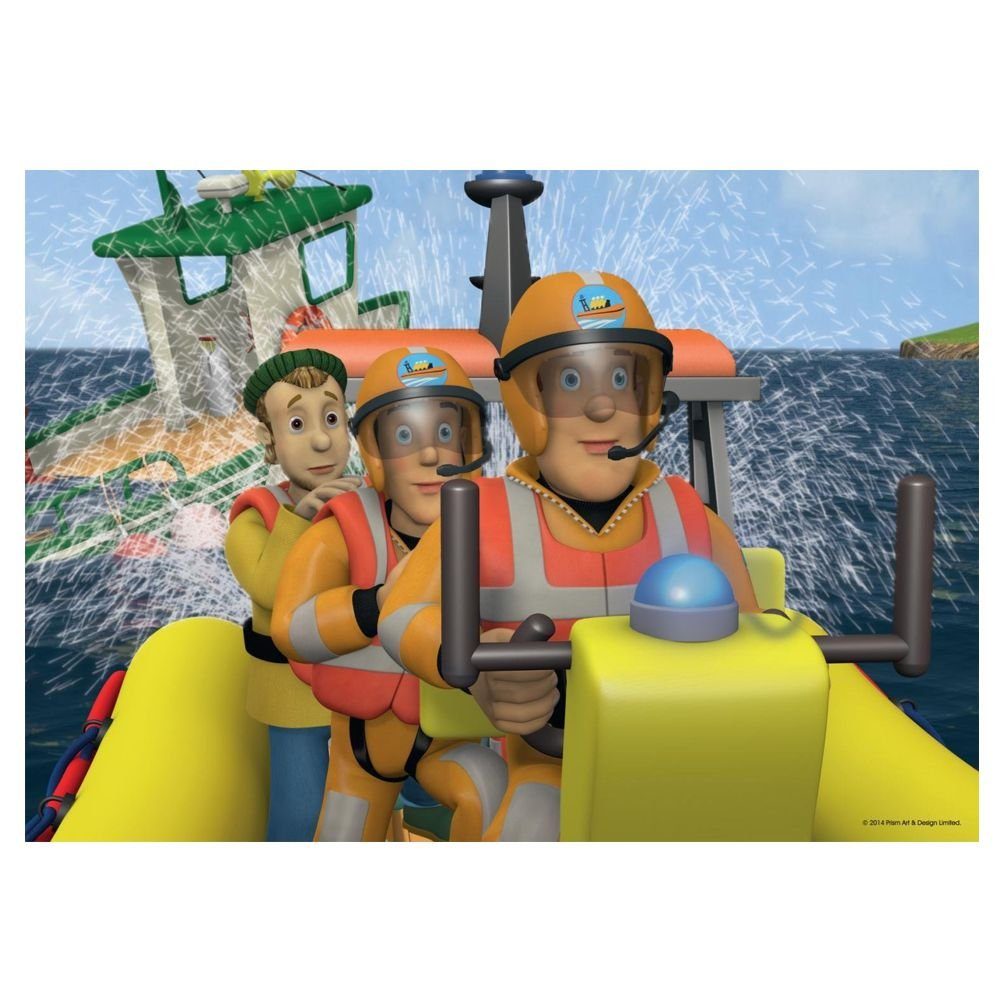 Feuerwehrmann Sam Puzzle Puzzle Feuerwehrmann Sam 35 Teile Jumbo Spiele Legespiel, 35 Puzzleteile