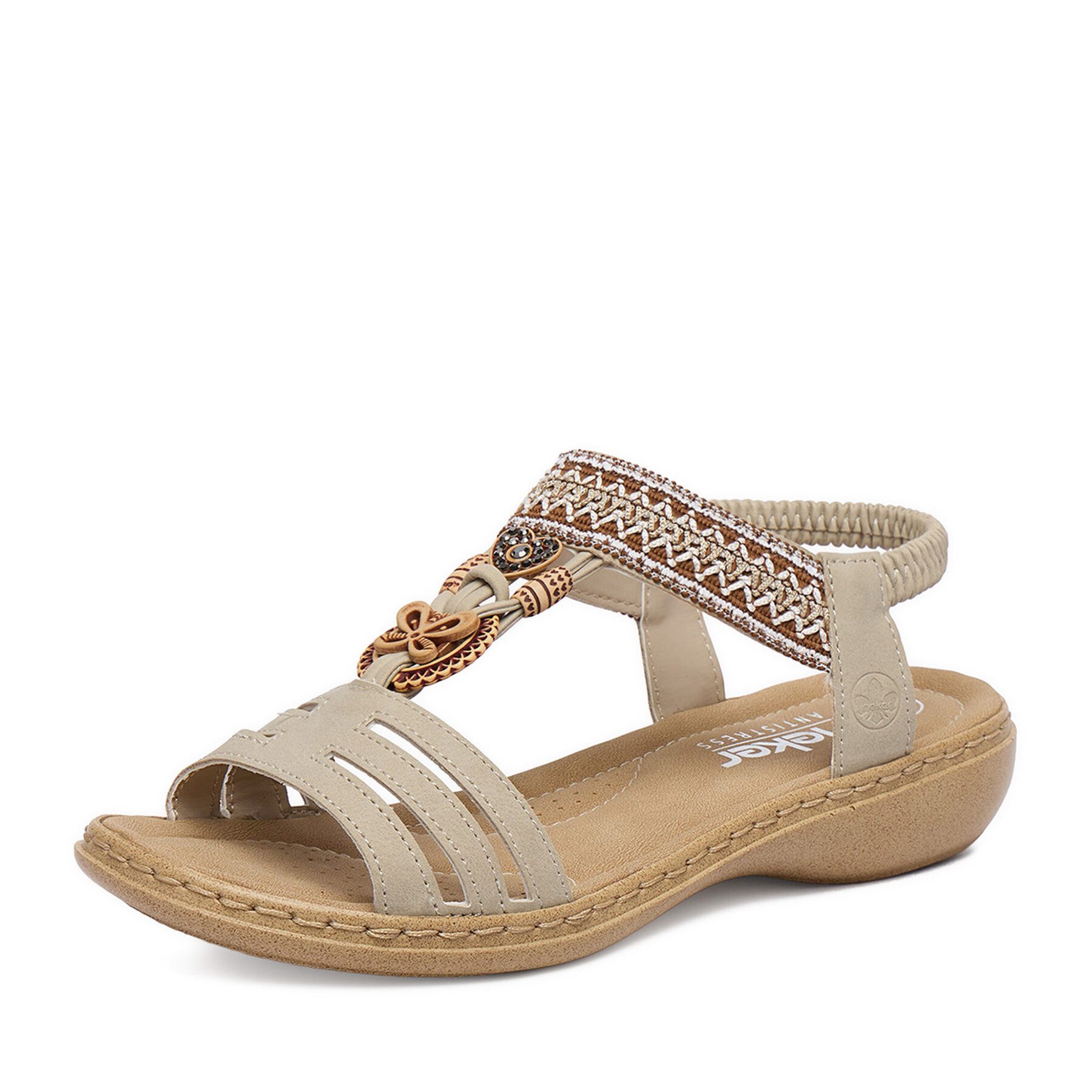 Rieker Rieker Damen-Sandalen Beige 61855-62 Sandale