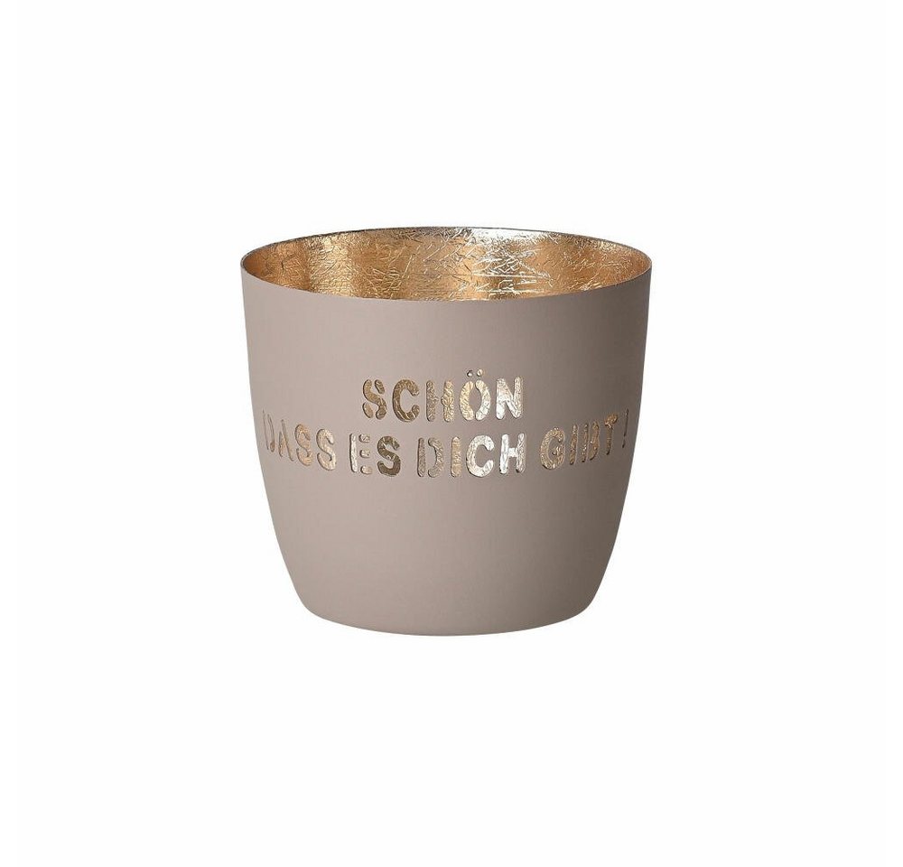Giftcompany Windlicht Madras Schön dass es Dich gibt M 8.5 cm