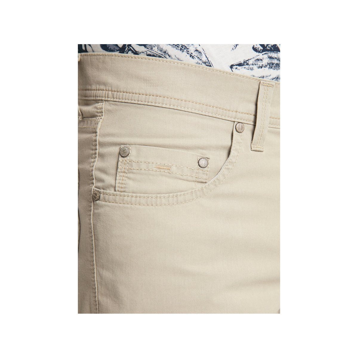 keine Angabe) Jeans (1-tlg., Pioneer Authentic Cargoshorts grau regular