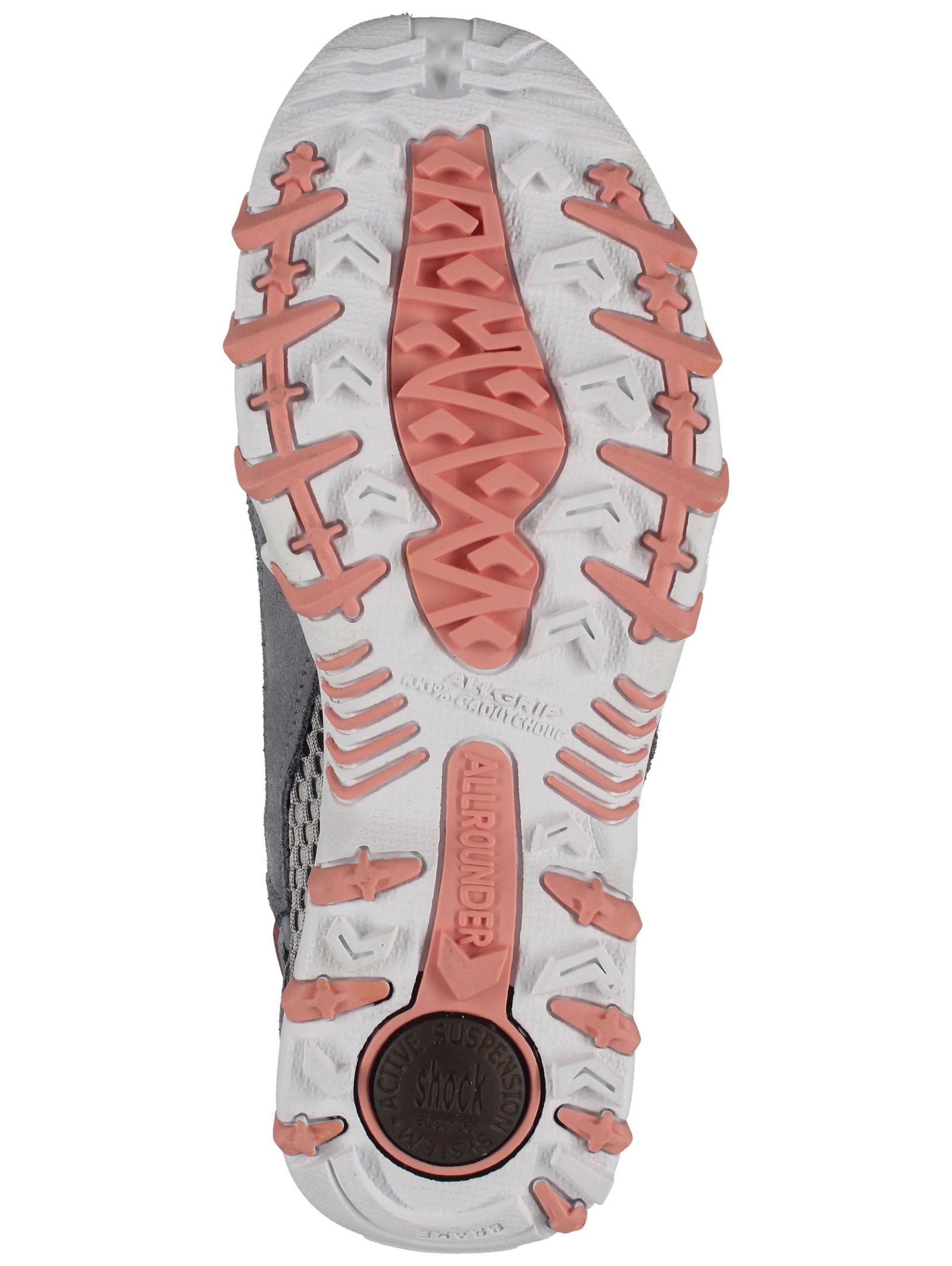 Allrounder Halbschuhe Veloursleder . Klettschuh