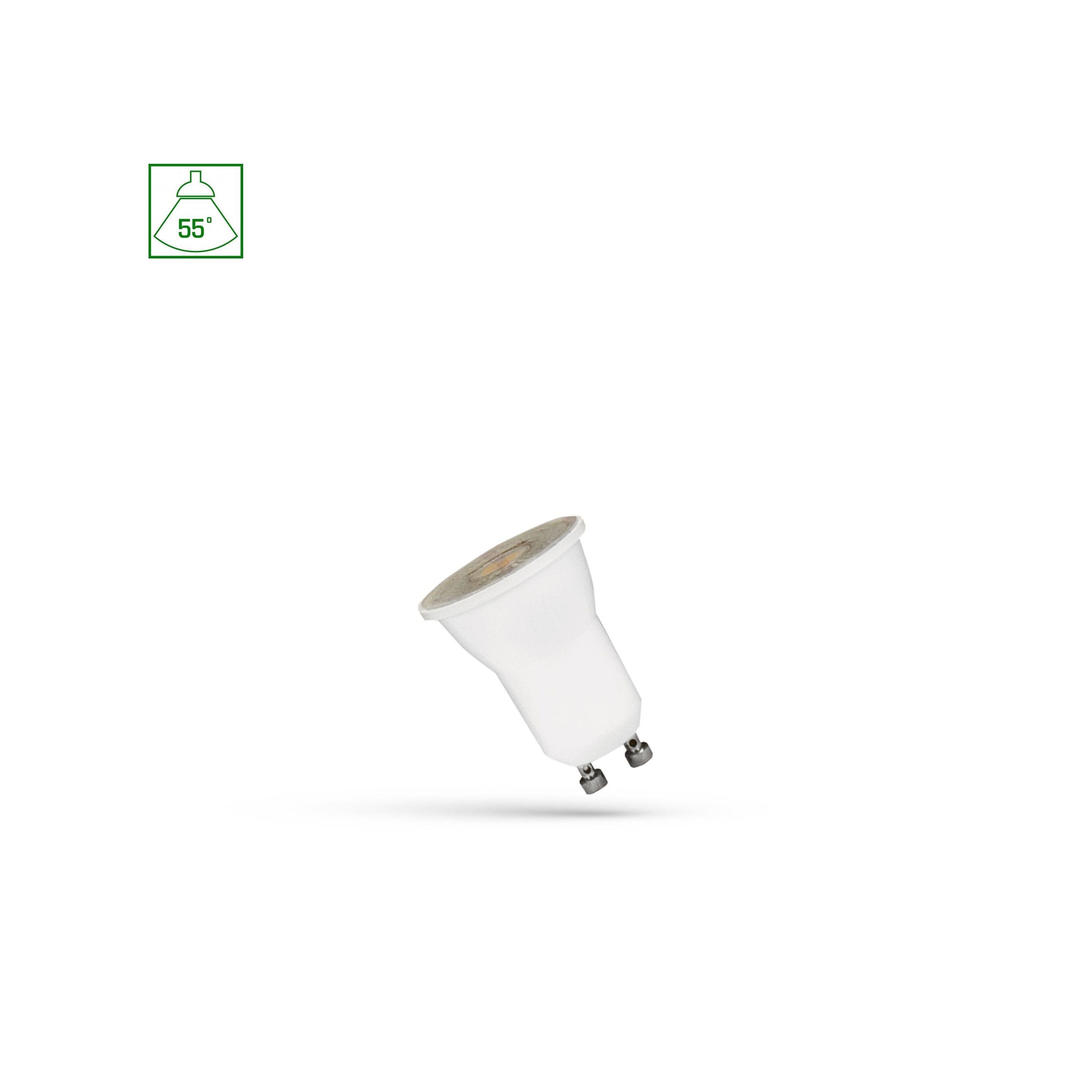 Spectrum LED-Leuchtmittel LED GU10 MR11 4W = 40W 300lm 230V Reflektor 55° W günstig online kaufen