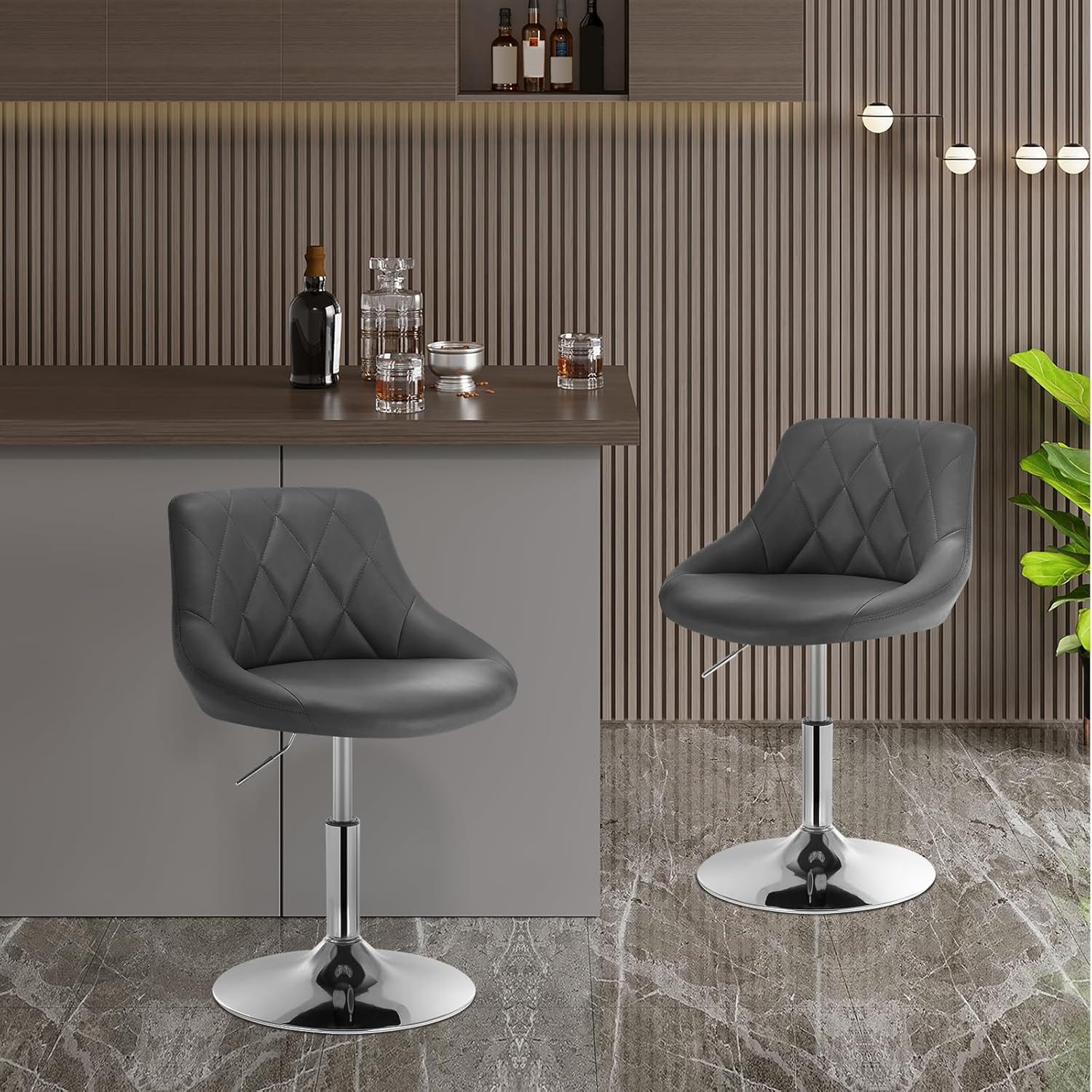 Woltu Barhocker (4 St), Verstellbarer Sitzhocker günstig online kaufen