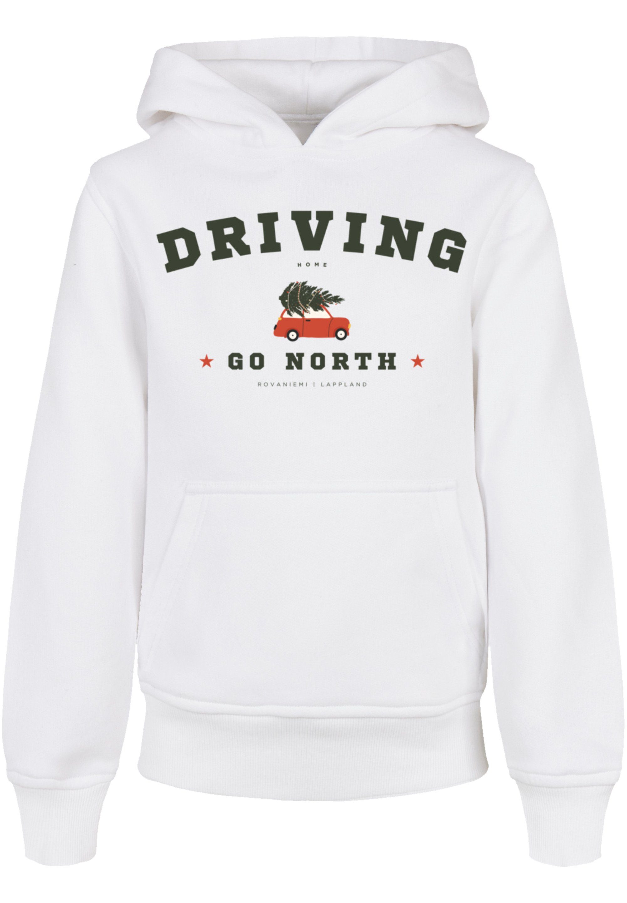 F4NT4STIC Kapuzenpullover Driving Home Weihnachten Weihnachten, Geschenk,  Logo, Sehr weicher Baumwollstoff mit hohem Tragekomfort