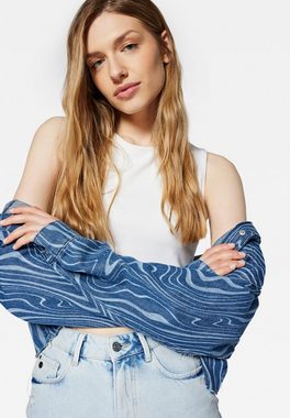 Mavi Langarmbluse RAYNA Kastiges Denimshirt