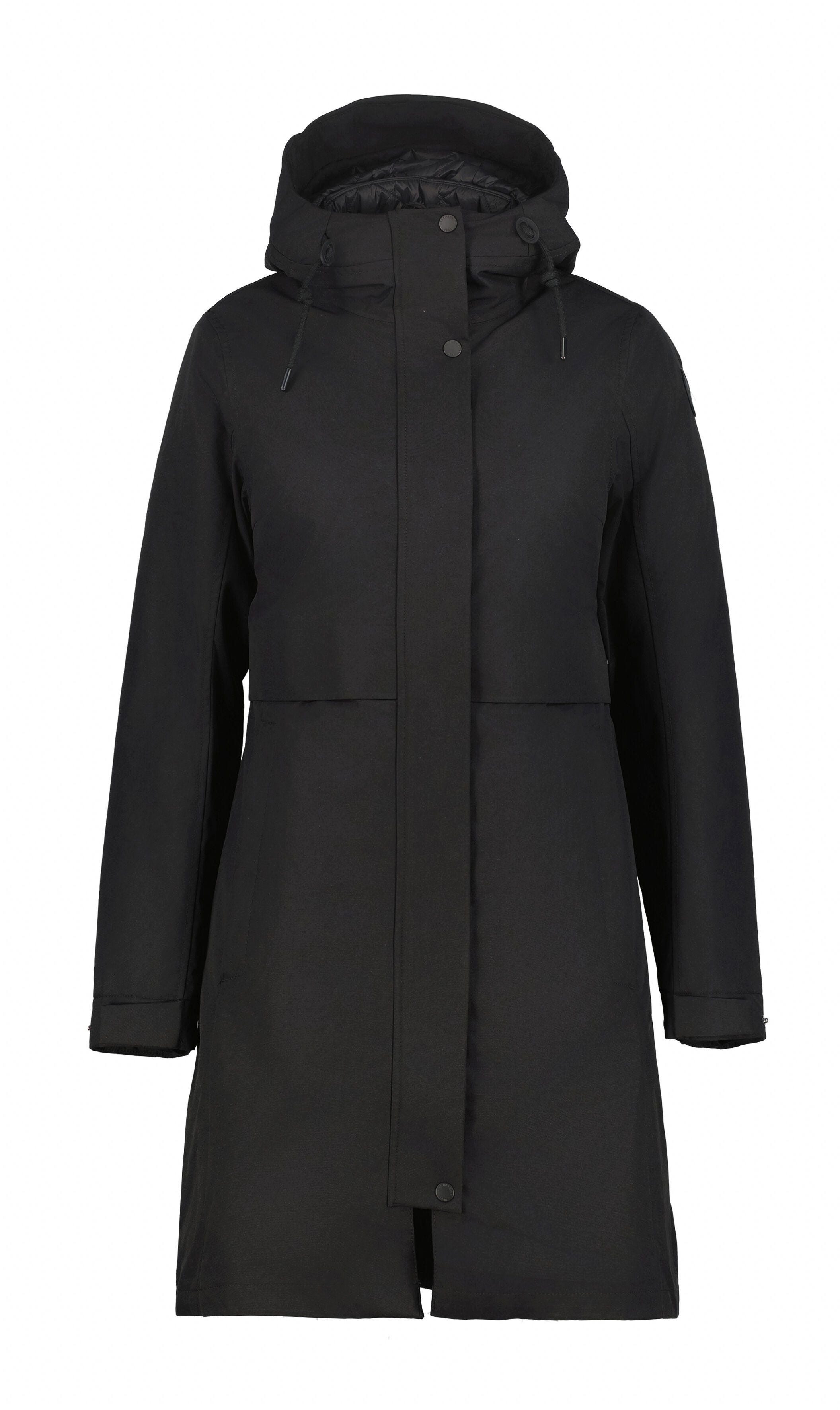 Icepeak Steppmantel D FUKTIONSPARKA 2IN1 AGRIGA mit Markenlederpatch am Obe günstig online kaufen