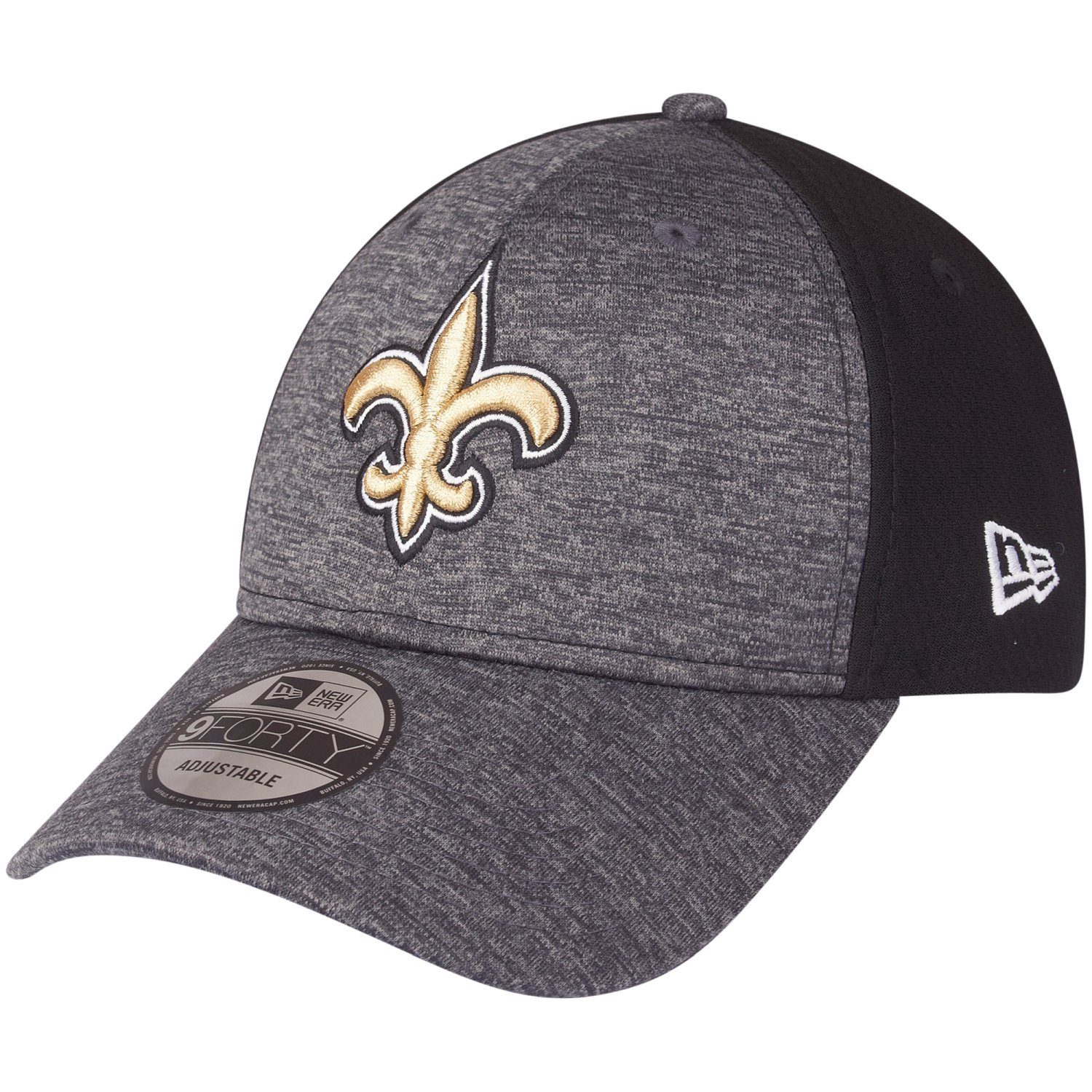 New Era Trucker Cap 9Forty Strapback SHADOW Hex Tech NFL Teams New Orleans Saints II