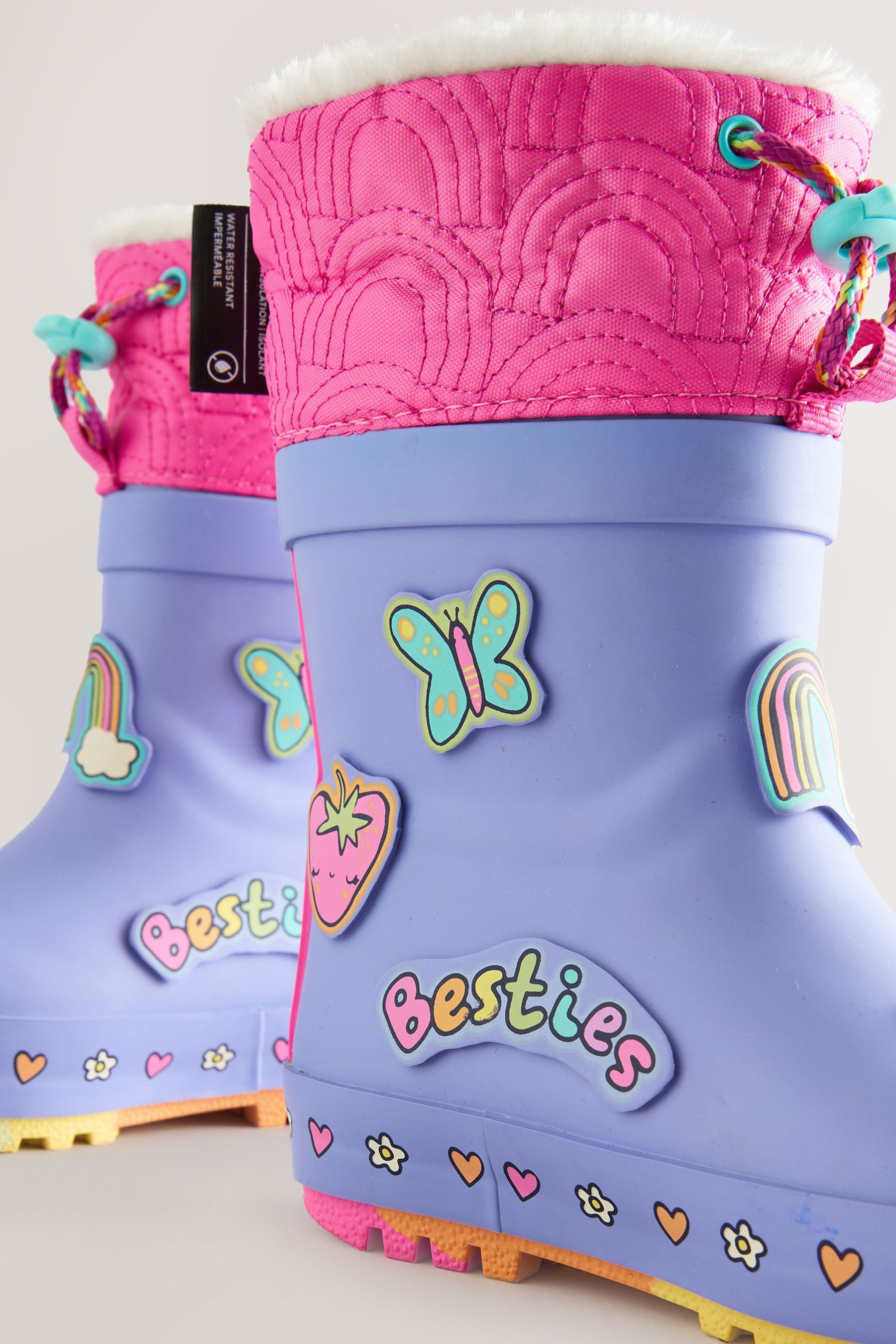 Next Thinsulate™ Gummistiefel mit Umschlagschaft Gummistiefel – Bild 3 von 5